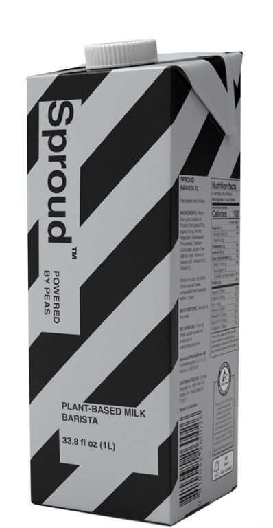 Sproud Hrachový nápoj Barista slazený (1 l) - krémová pěna i bez mléka PURO shop