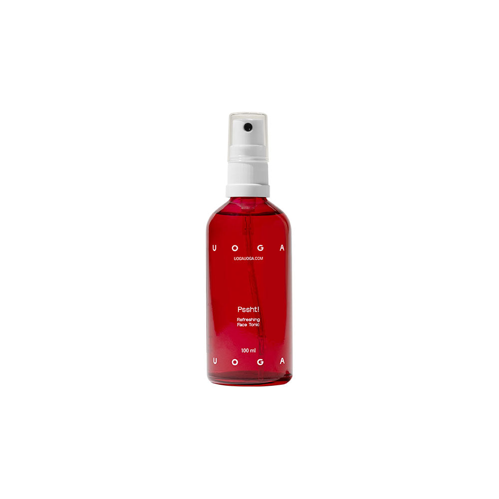 Uoga Uoga Osvěžující pleťové tonikum pro suchou a citlivou pleť Pssht! BIO (100 ml) - s damašskou růží a ostružiníkem Uoga Uoga