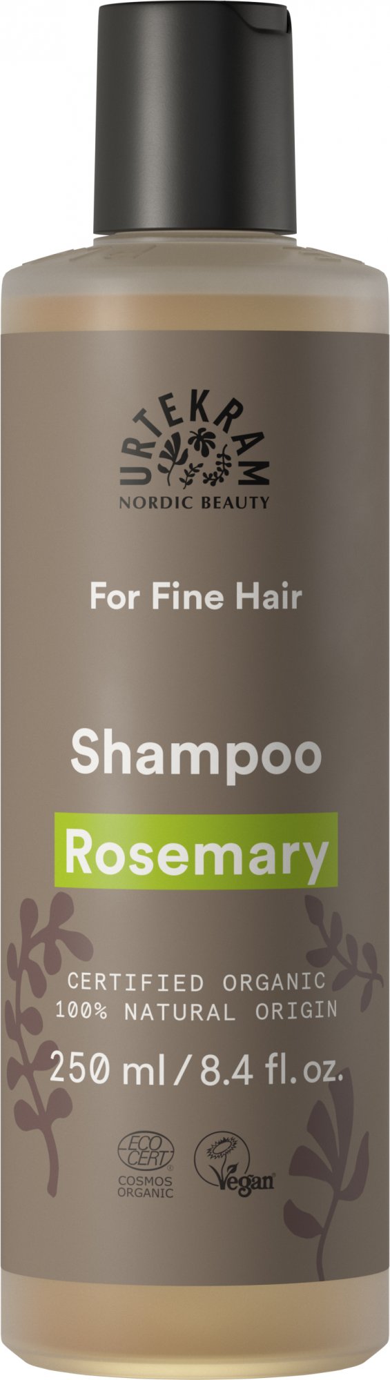 Urtekram Rozmarýnový šampon pro jemné vlasy BIO (250 ml) Urtekram