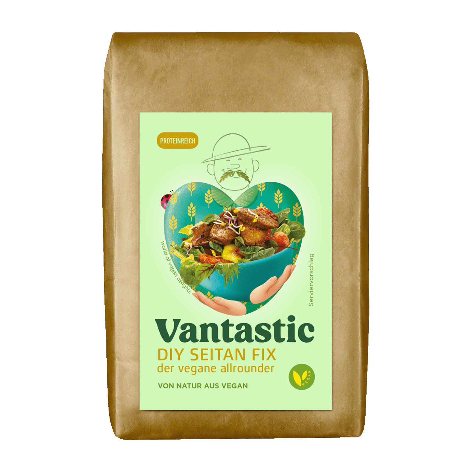 Vantastic Foods DIY Seitan Fix (250 g) - chutná alternativa masa PURO shop