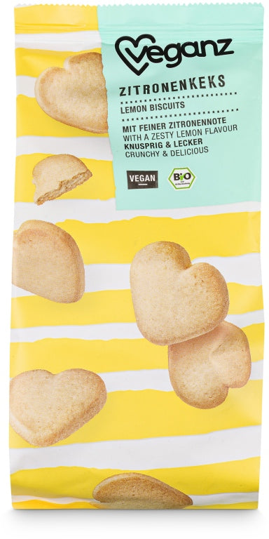 Veganz Citronové sušenky BIO (150 g) - bez palmového oleje PURO shop