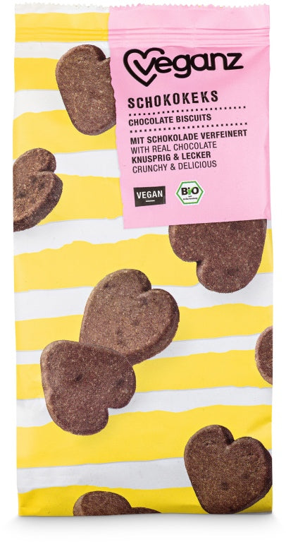 Veganz Čokoládové sušenky BIO (150 g) - bez palmového oleje PURO shop