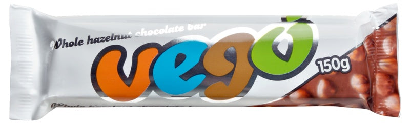 Vego Čokoláda s lískovými oříšky rostlinná BIO - 150 g - delikátní a jemná PURO shop
