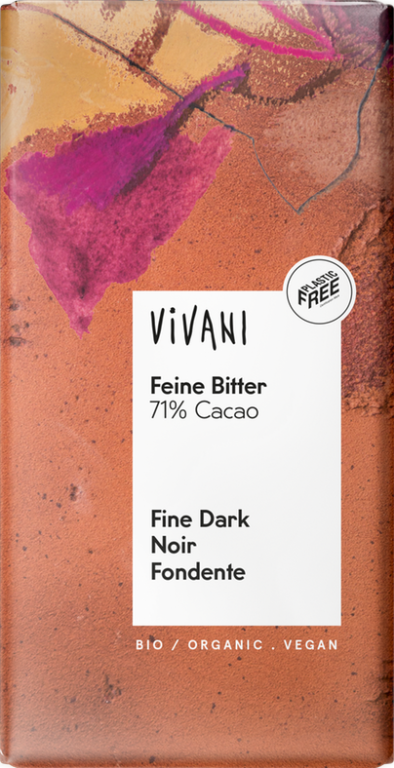 Vivani Tmavá čokoláda 71% BIO (100 g) - kakaové boby s dominikánské republiky PURO shop