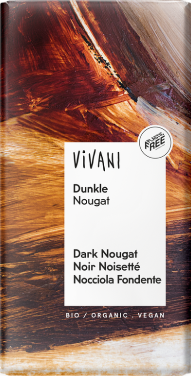 Vivani Tmavá nugátová čokoláda BIO (100 g) - delikátní a jemná PURO shop