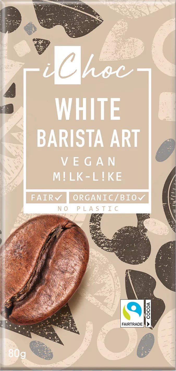 iChoc Čokoláda s kávou rostlinná BIO (80 g) - fair trade kvalita PURO shop