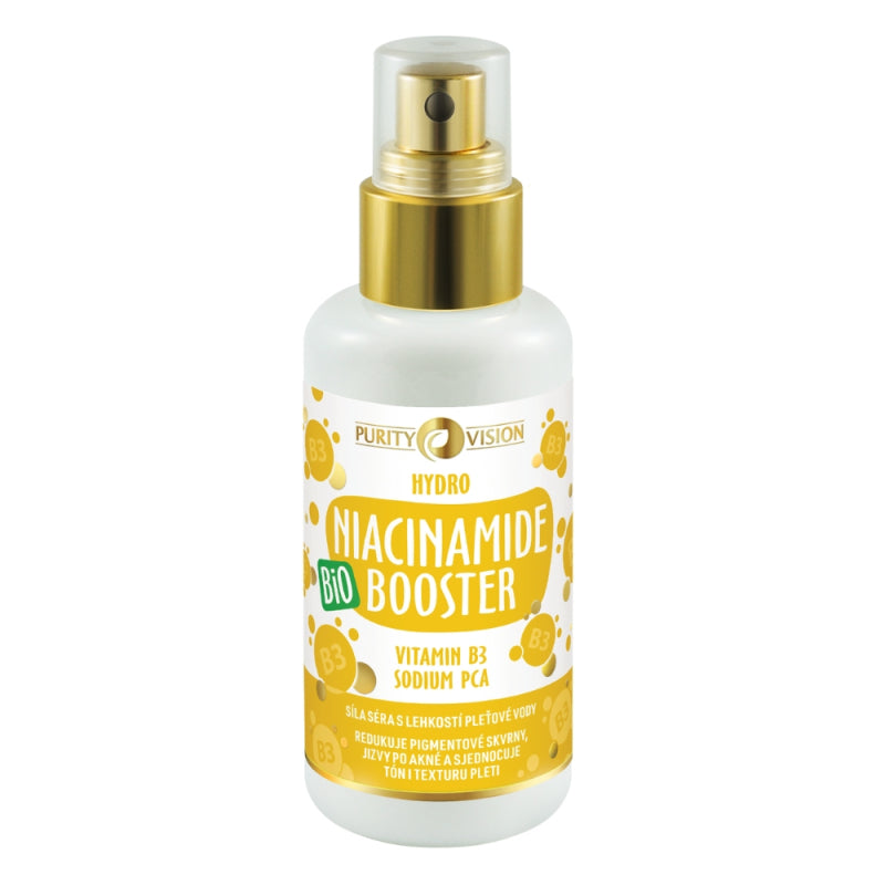 Purity Vision Pleťové tonikum Hydro Niacinamide Booster BIO (100 ml) - s lehkostí sjednotí tón pleti Purity Vision