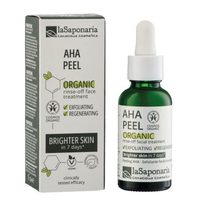 laSaponaria Pleťový AHA peeling BIO (30 ml) - vhodný i pro citlivou pleť laSaponaria
