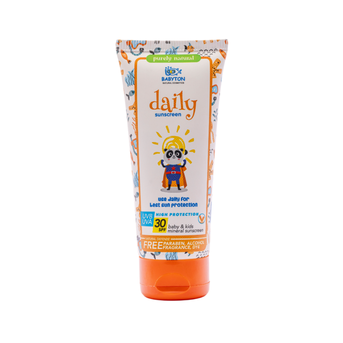 Babyton Opalovací krém pro děti SPF 30 DAILY (100 ml) - s přírodním minerálním filtrem Babyton