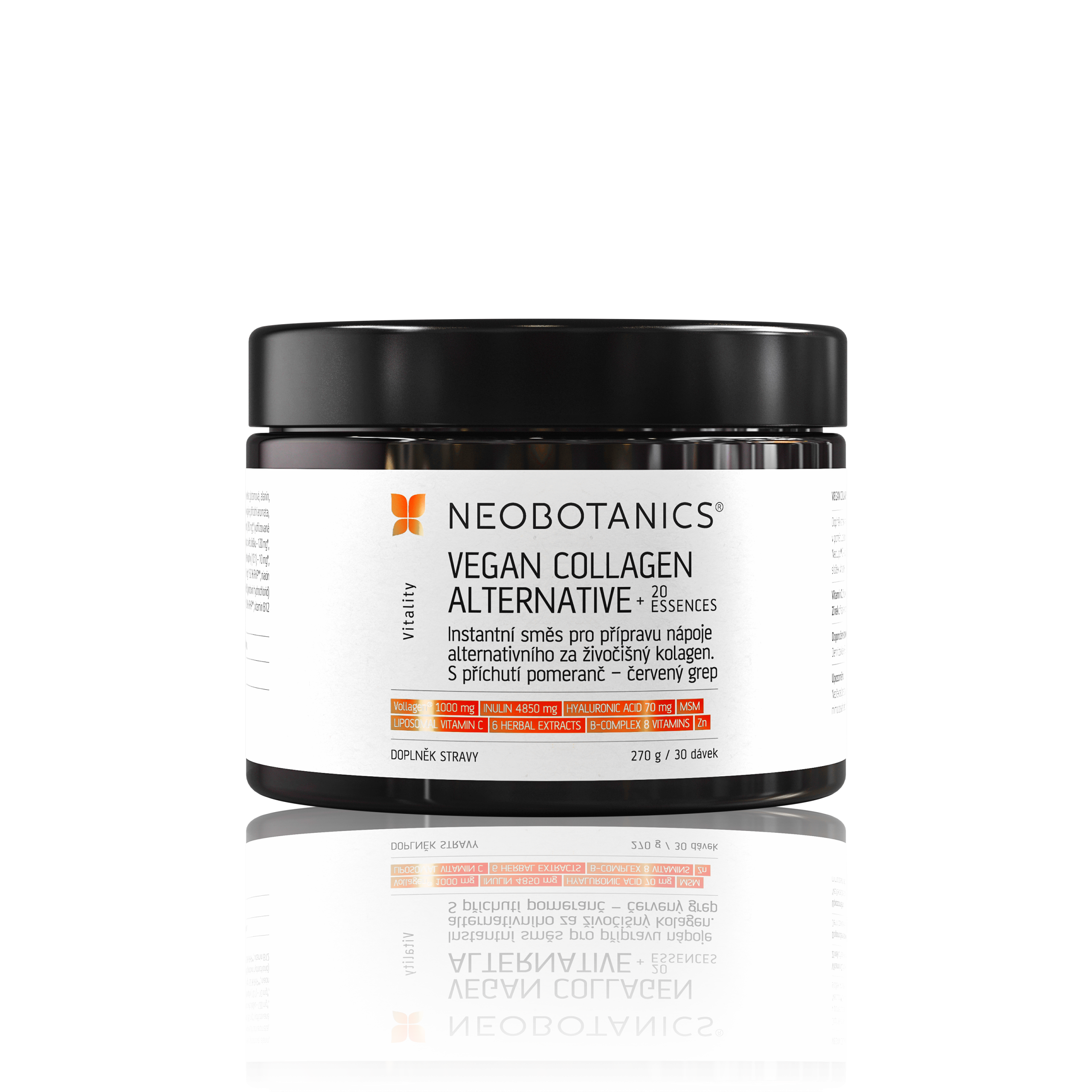 Neobotanics Vegan Collagen Alternative (270 g) - s příchutí pomeranče a červeného grepu Neobotanics