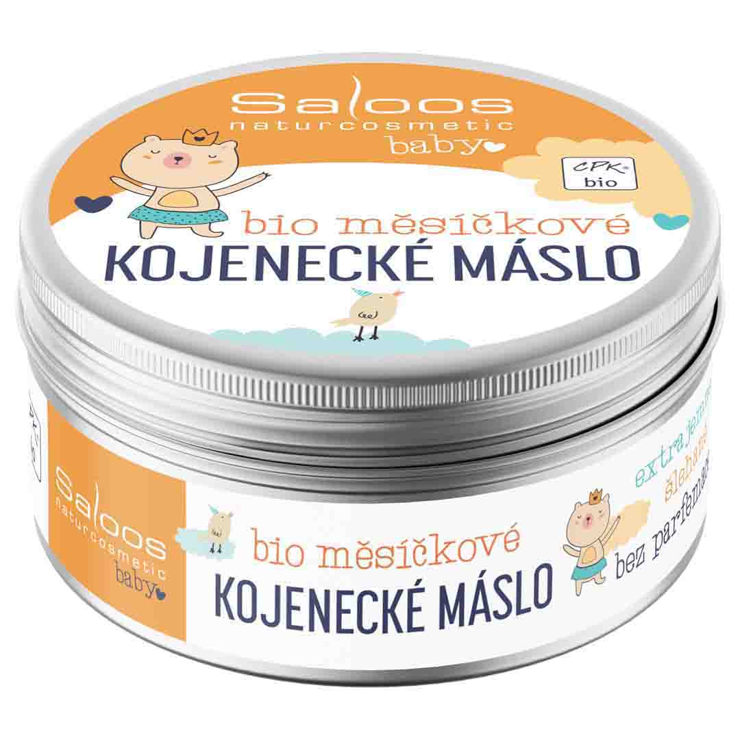 Saloos Šlehané měsíčkové kojenecké máslo BIO (150 ml) - pošk. obal - pro miminko i maminku Saloos