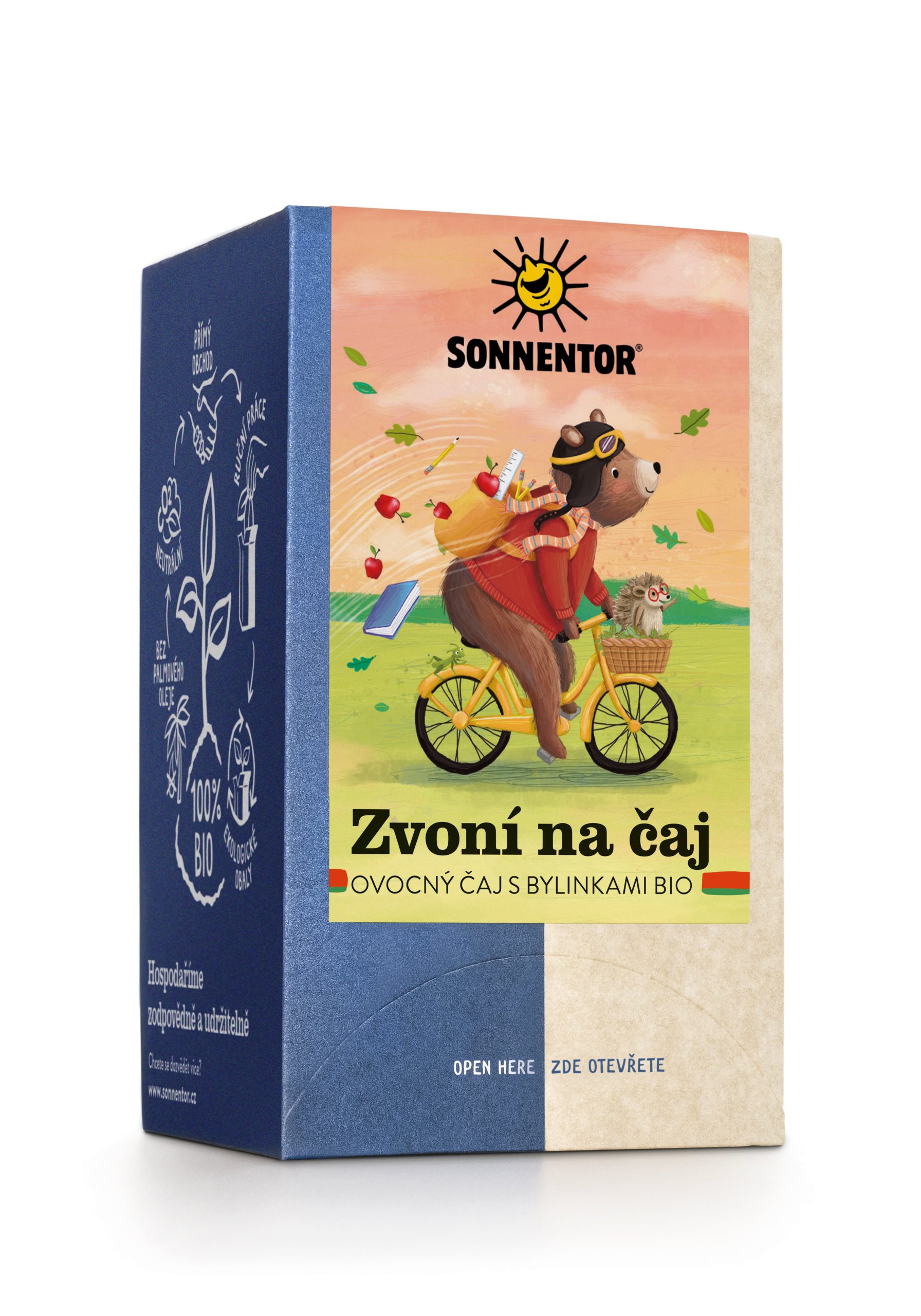 Sonnentor Ovocný čaj s bylinkami Zvoní na čaj BIO - nálevové sáčky (18 x 2