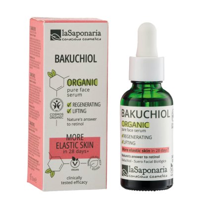 laSaponaria Pleťové sérum - Bakuchiol BIO (30 ml) - pro mladistvý vzhled pleti laSaponaria
