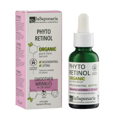 laSaponaria Pleťové sérum - Fytoretinol BIO (30 ml) - regeneruje a projasňuje pleť laSaponaria