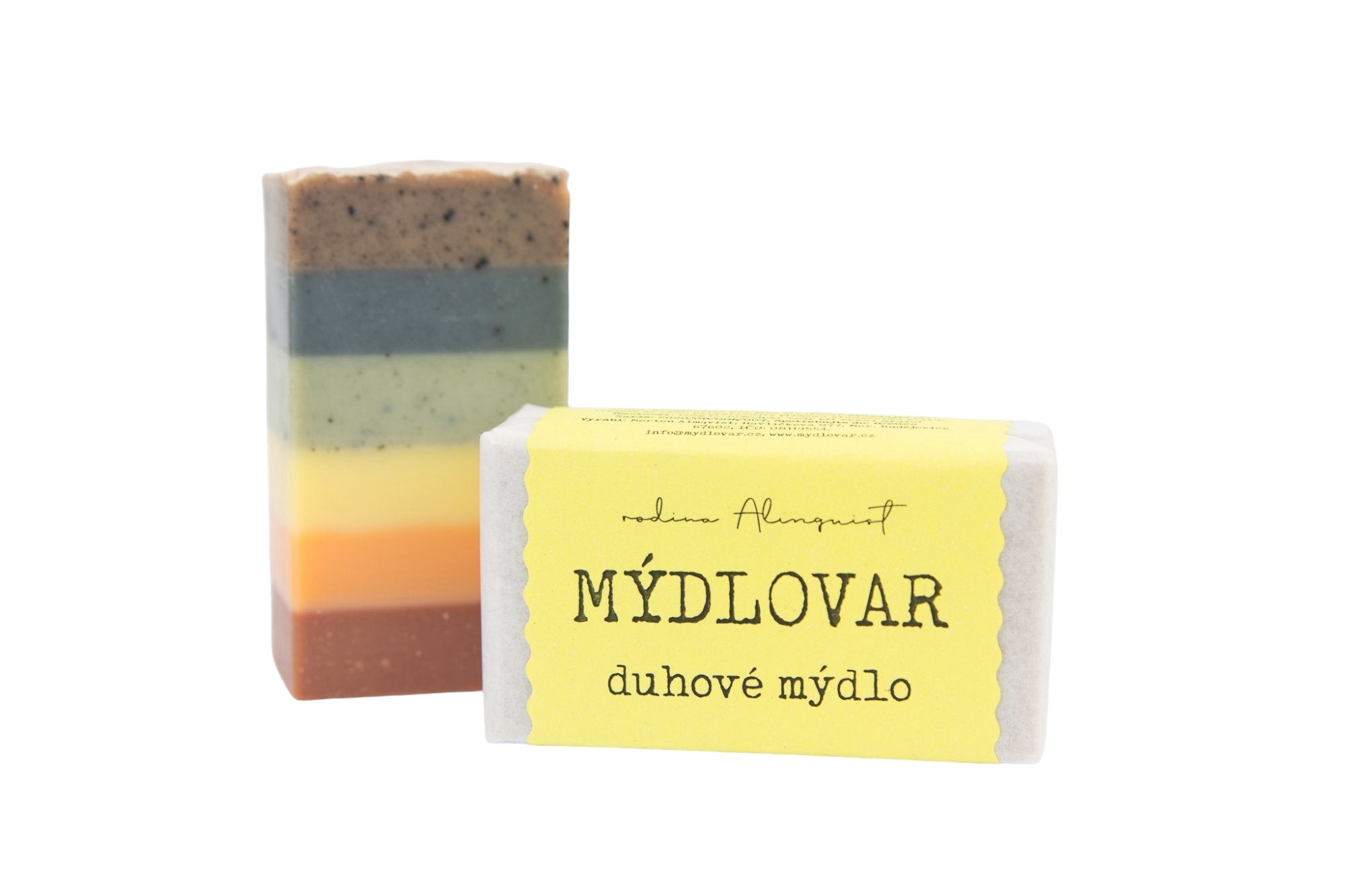 Mýdlovar Duhové mýdlo pro všechny typy pokožky (120 g)- pošk. obal - skvělé i pro děti Mýdlovar