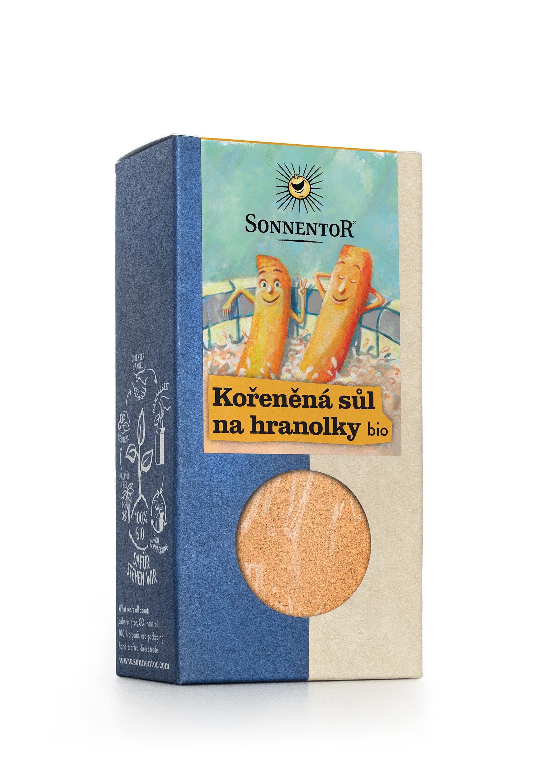 Sonnentor Kořeněná sůl na hranolky BIO (130 g) - pro dokonale ochucené hranolky Sonnentor