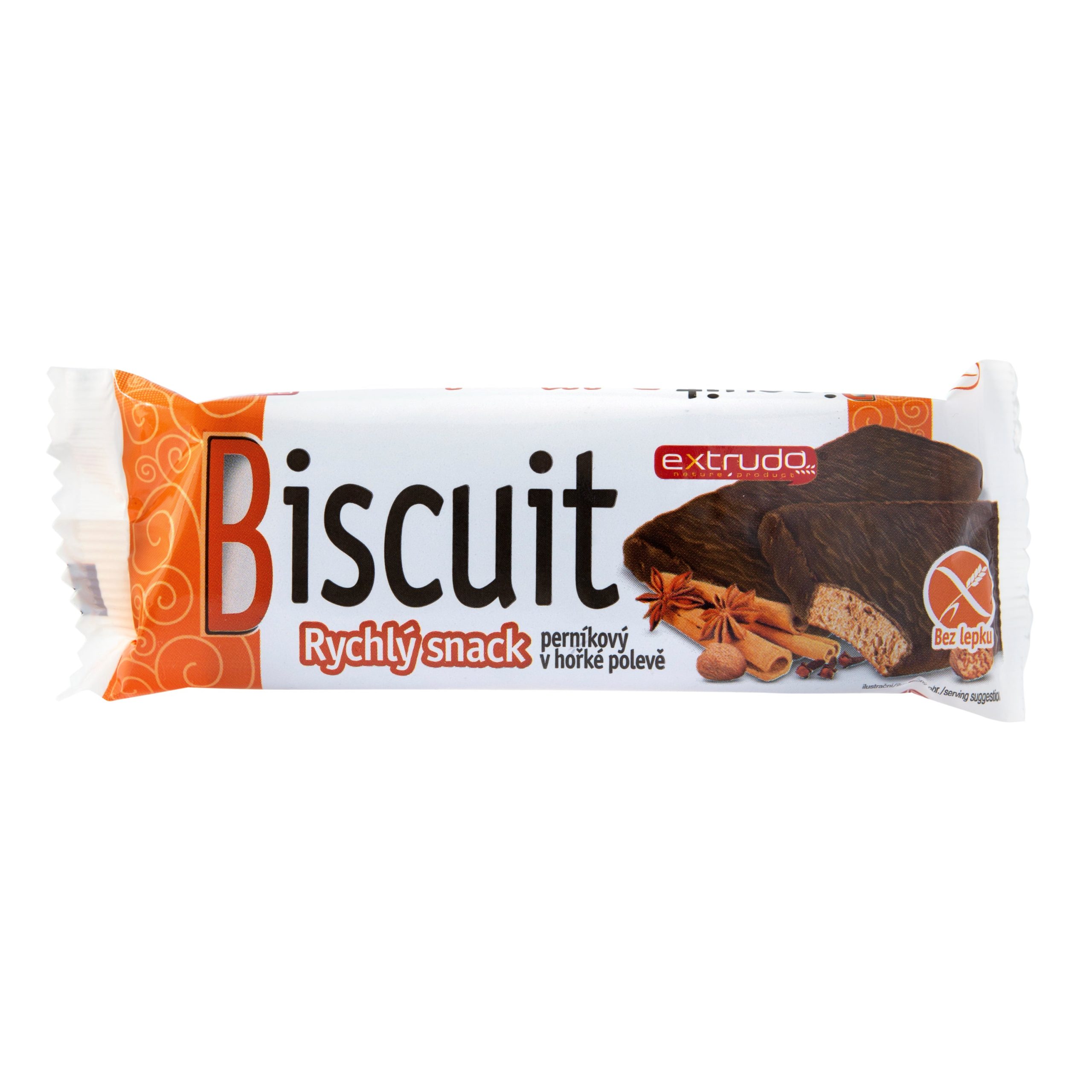 Biscuit Rychlý snack perníkový v kakaové polevě 24 g   EXTRUDO Extrudo