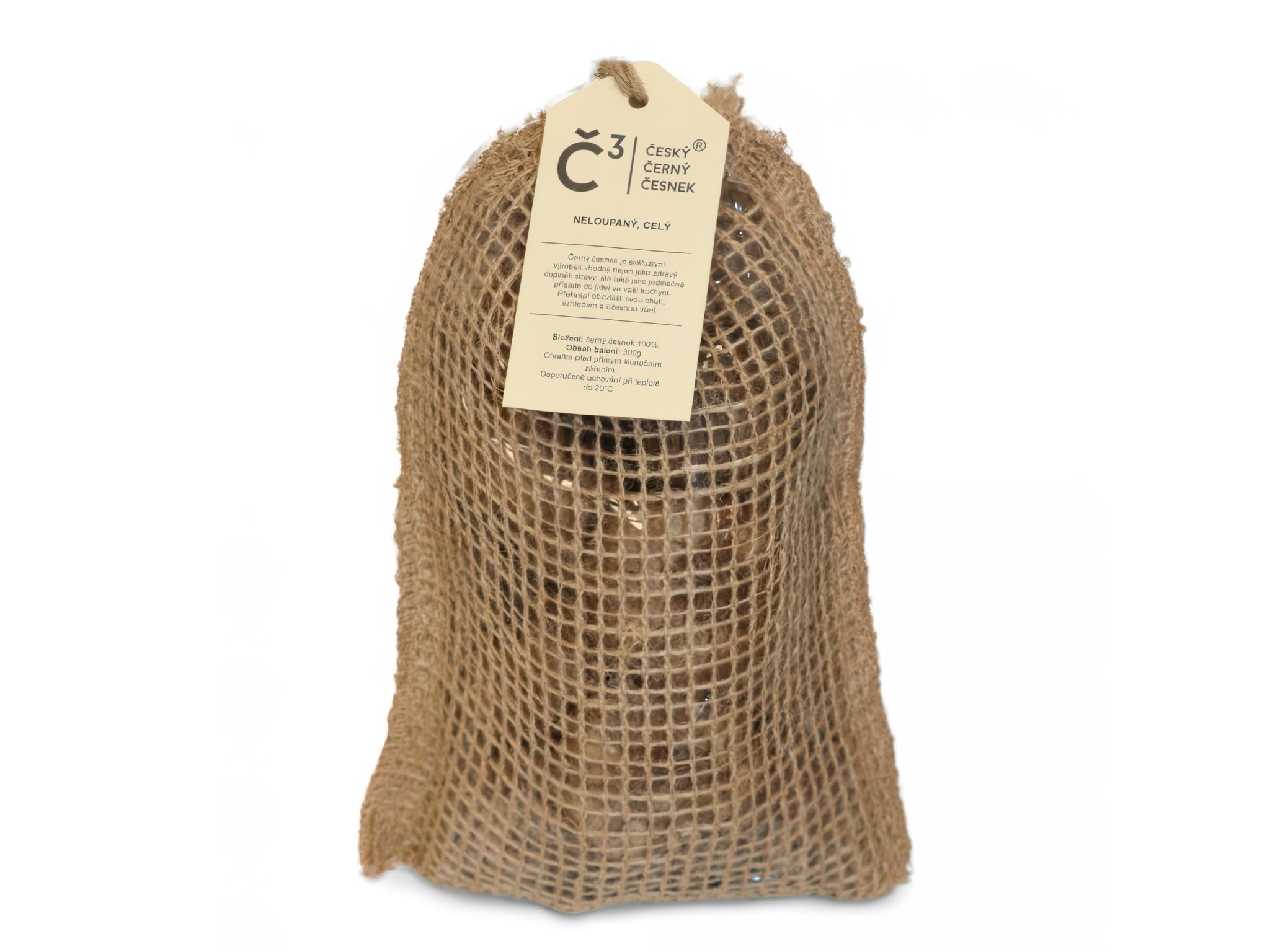 Česnek černý český neloupaný 300 g   BLACK GARLIC Black Garlic
