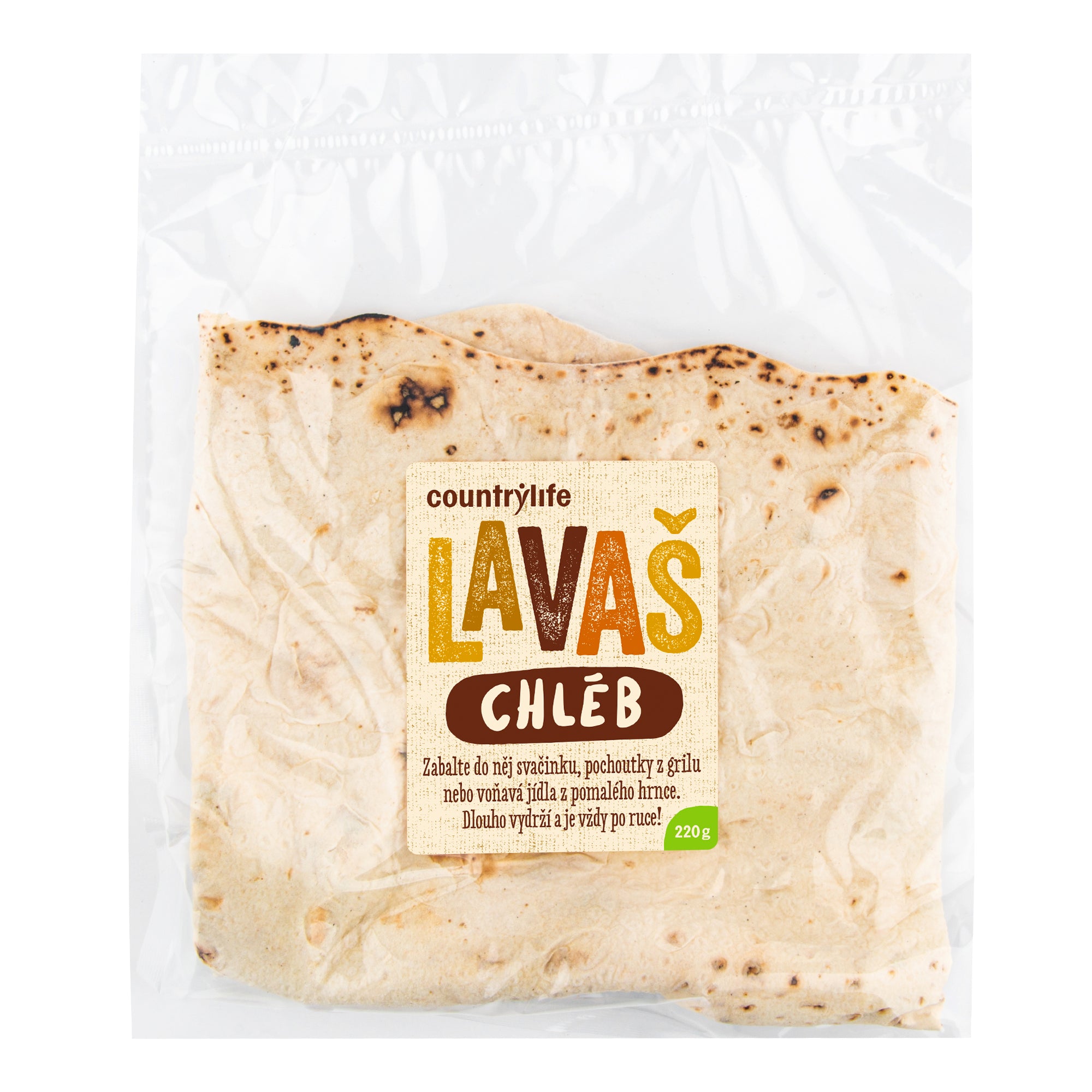Chléb Lavaš 220 g   COUNTRY LIFE Country Life