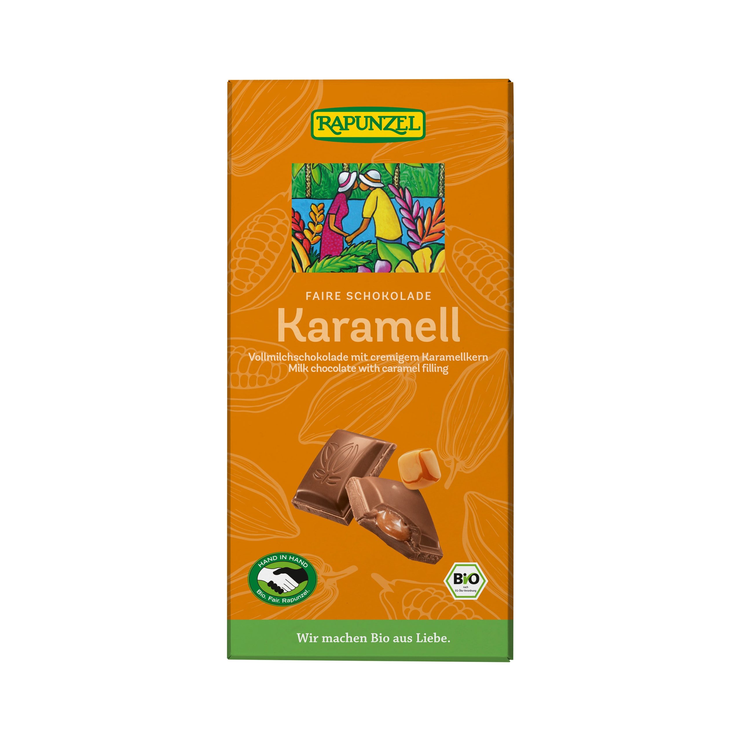 Čokoláda mléčná karamel 100 g BIO   RAPUNZEL Rapunzel