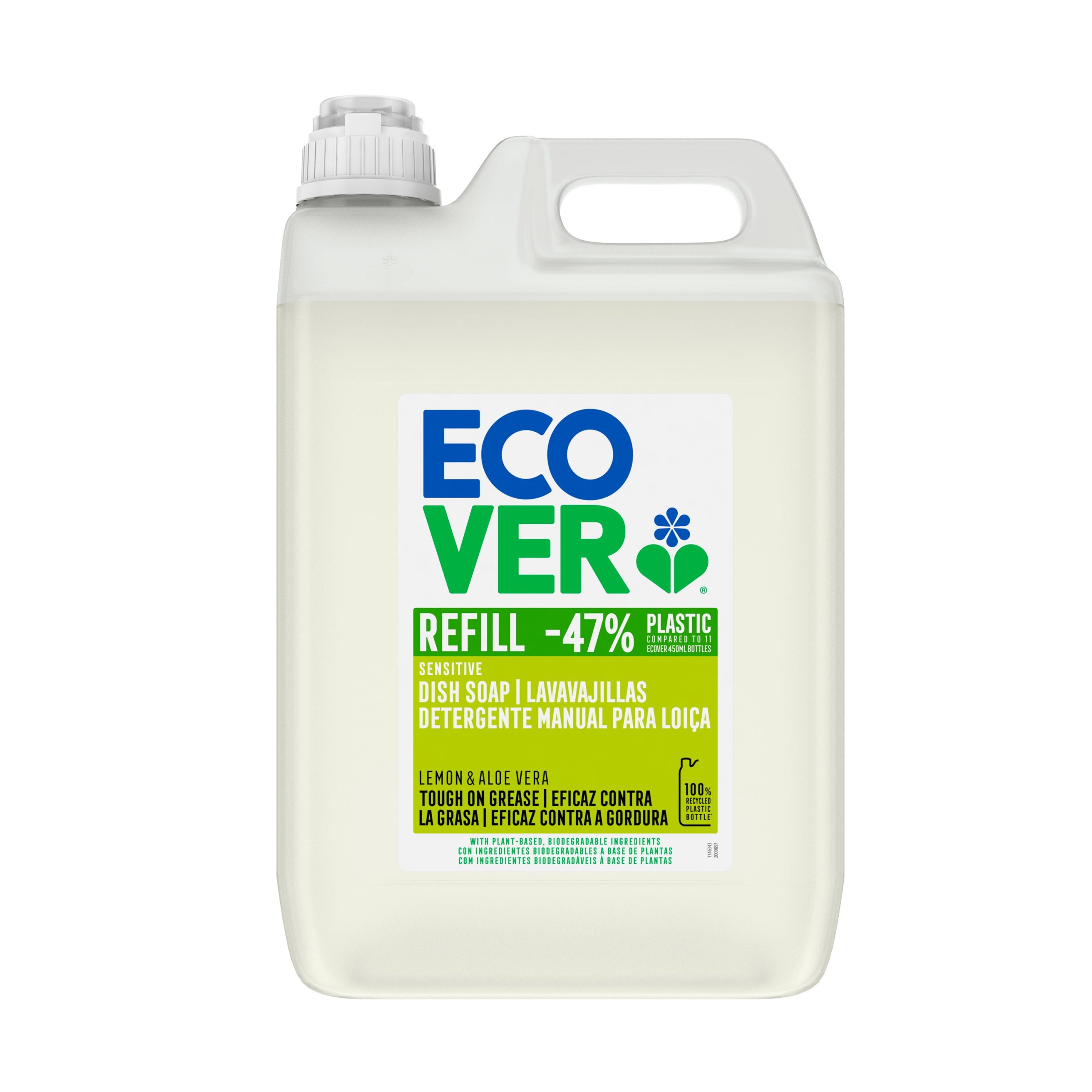 ECOVER  přípravek na mytí nádobí s aloe a citronem 5 l Ecover