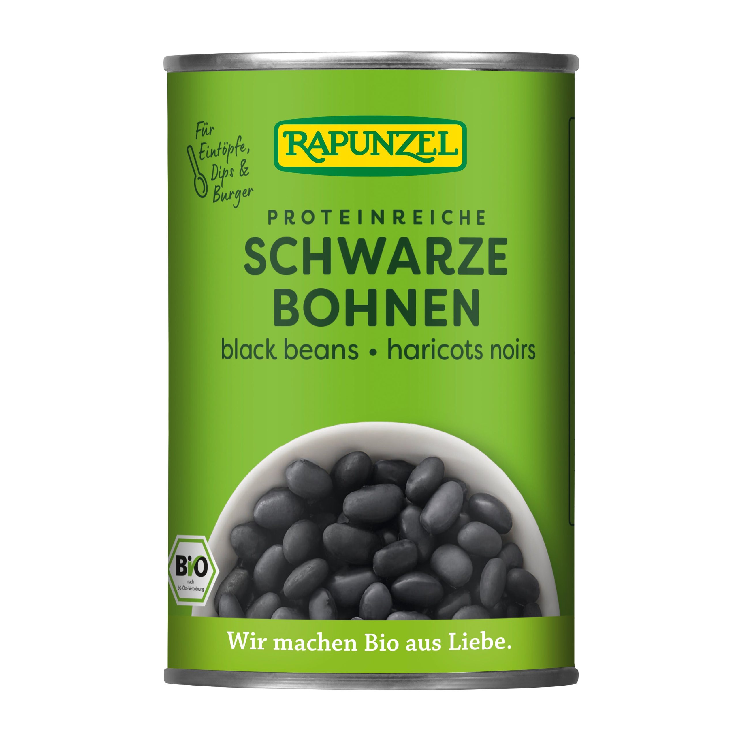 Fazole černé sterilované  400 g BIO   RAPUNZEL Rapunzel