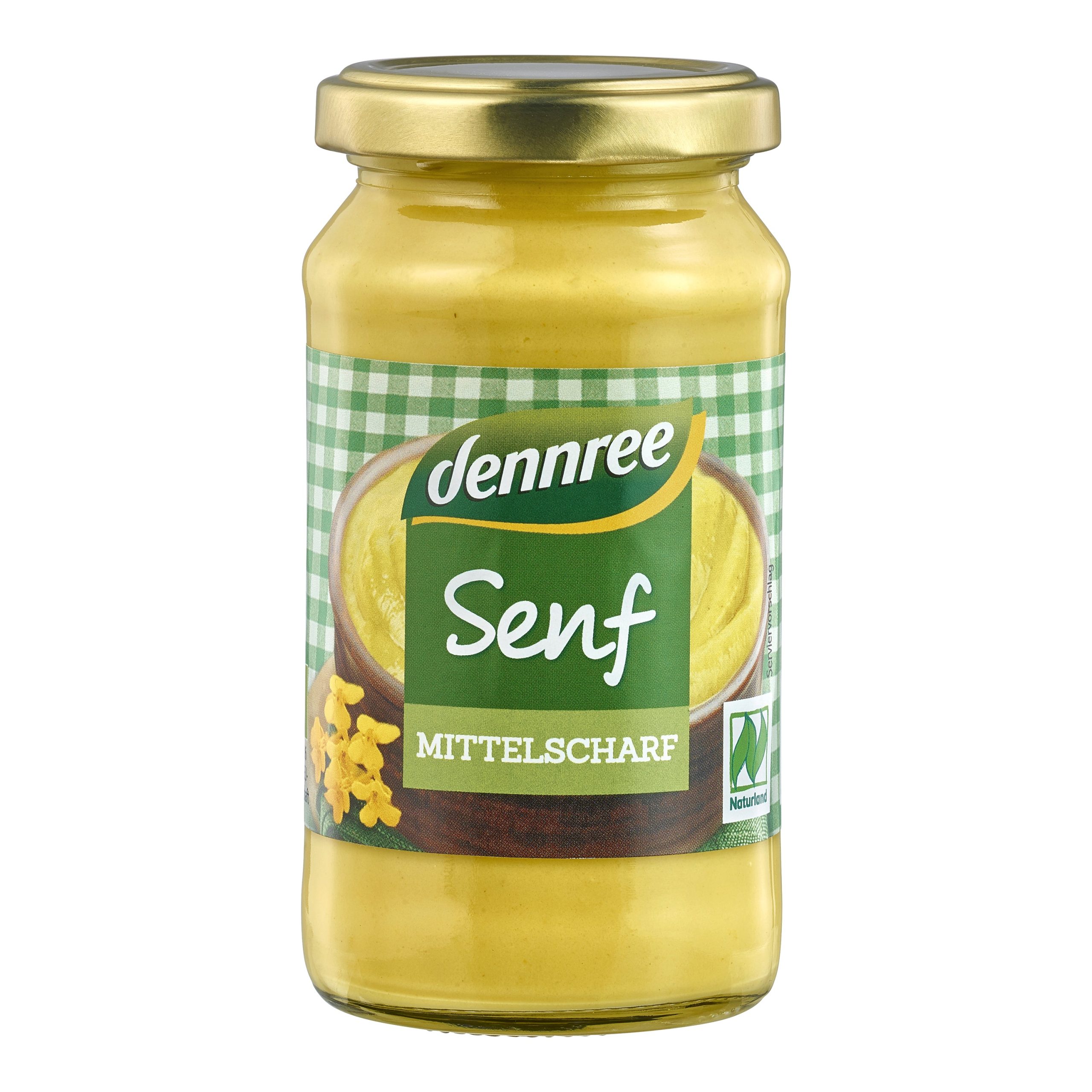 Hořčice středně pálivá 200 ml BIO   DENNREE Dennree