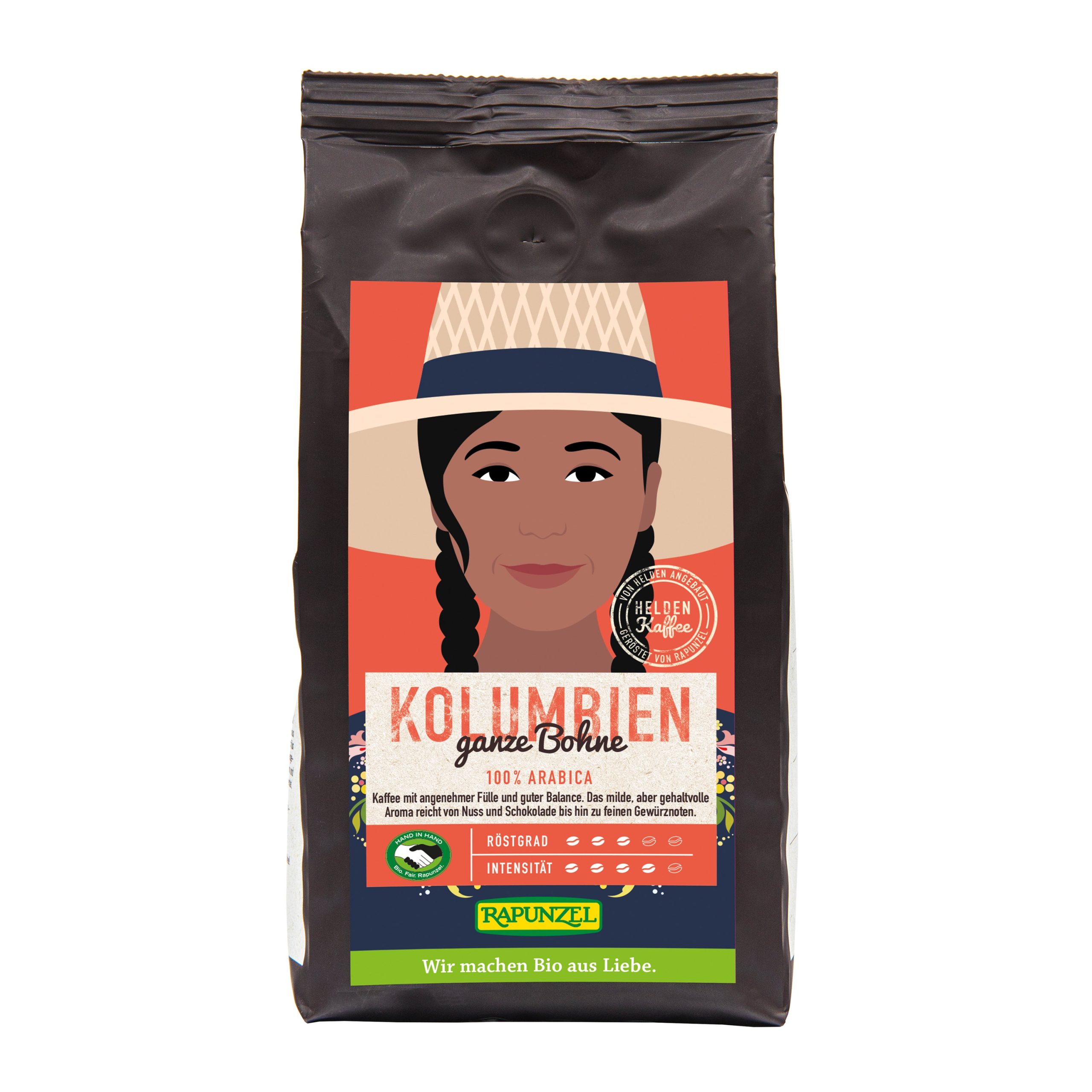 Káva zrnková Kolumbie 250 g BIO   RAPUNZEL Rapunzel