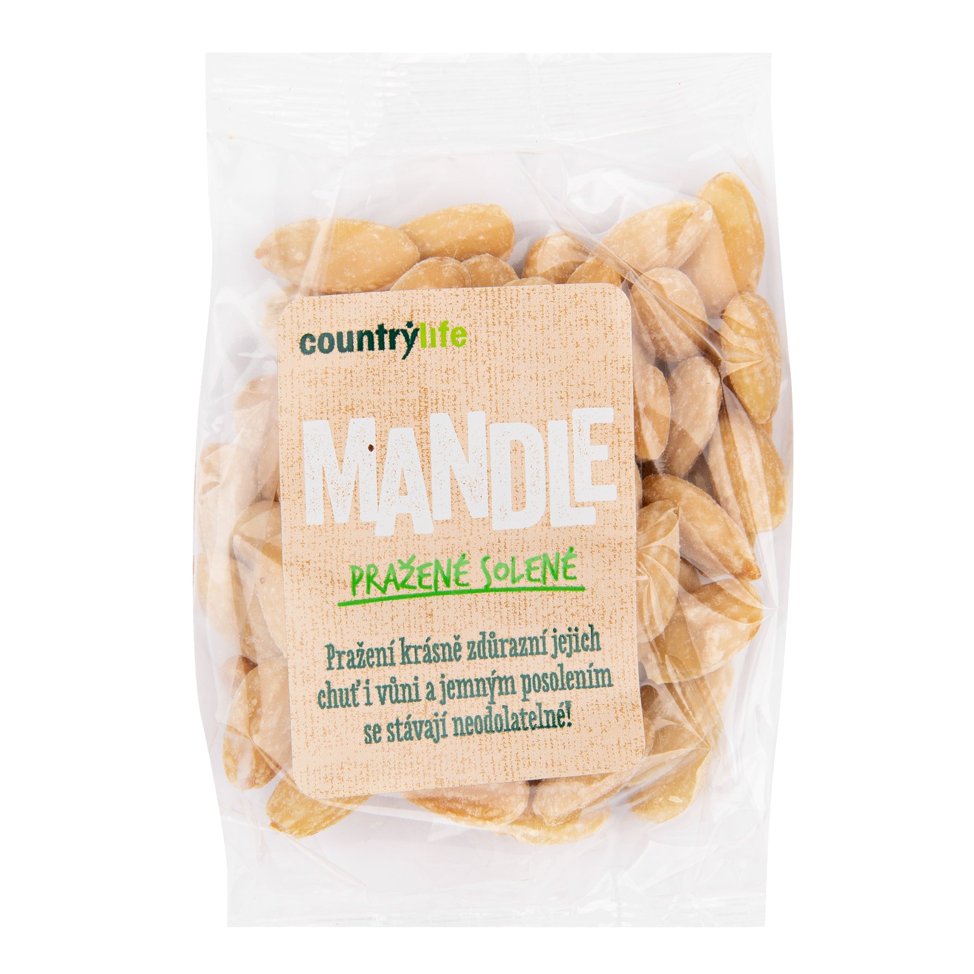 Mandle pražené solené 80 g   COUNTRY LIFE Country Life