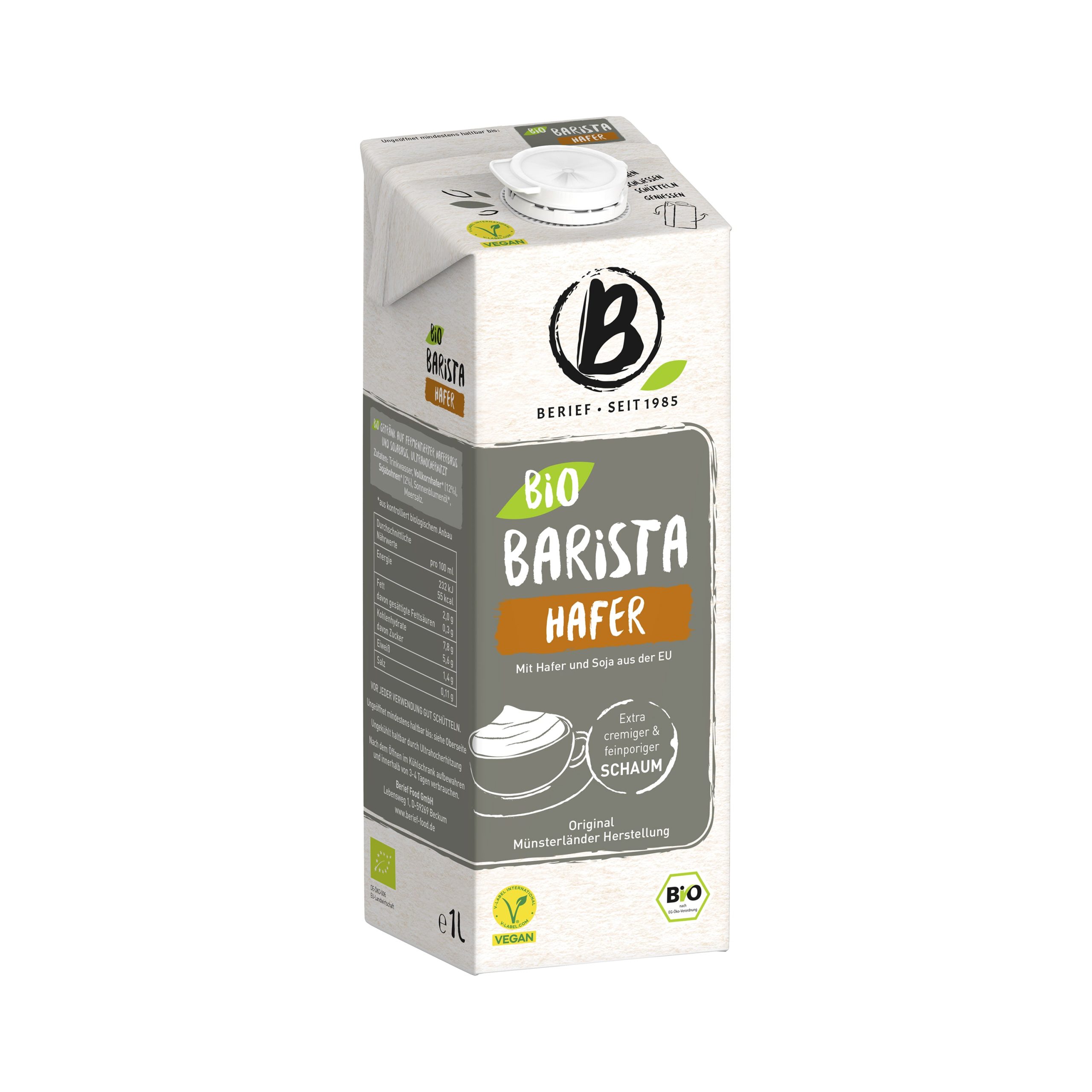 Nápoj ovesný Barista 1 l BIO   BERIEF Berief
