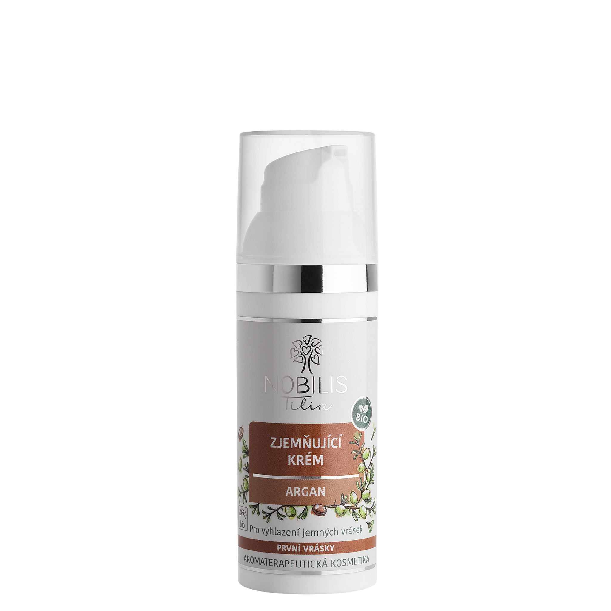 Nobilis Tilia Zjemňující krém Argan BIO (50 ml) - extra porce vitality Nobilis Tilia