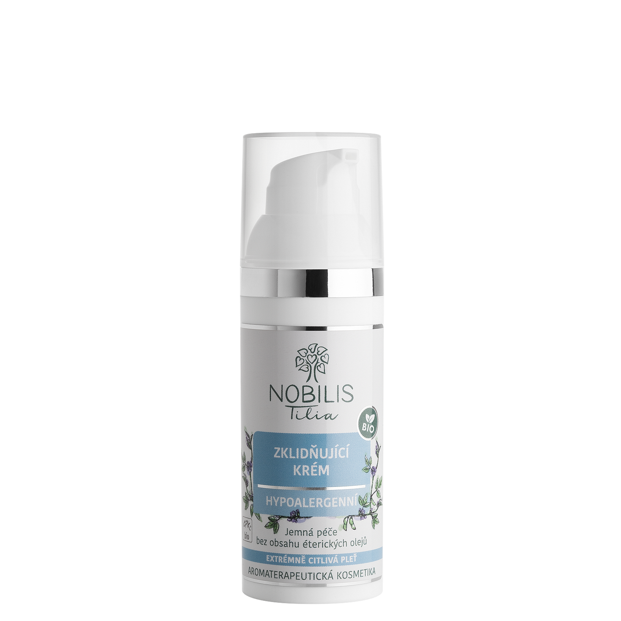 Nobilis Tilia Zklidňující krém Hypoalergenní BIO (50 ml) Nobilis Tilia