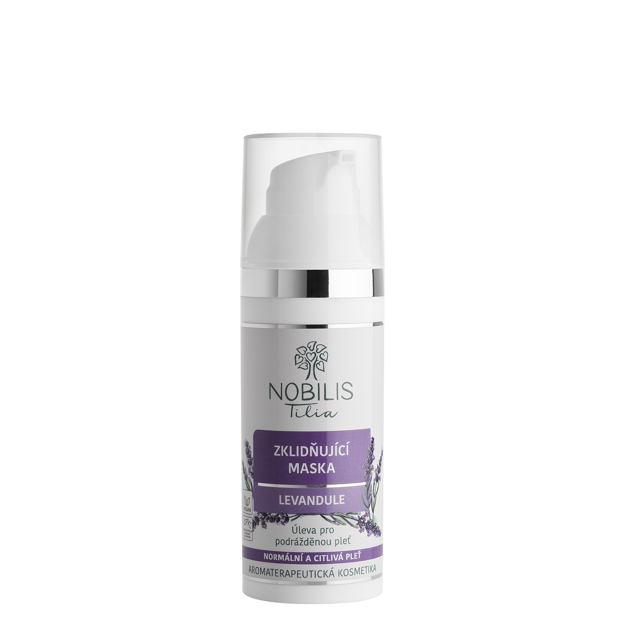 Nobilis Tilia Zklidňující maska Levandule (50 ml) - zrelaxuje a vyživí bioaktivními látkami Nobilis Tilia