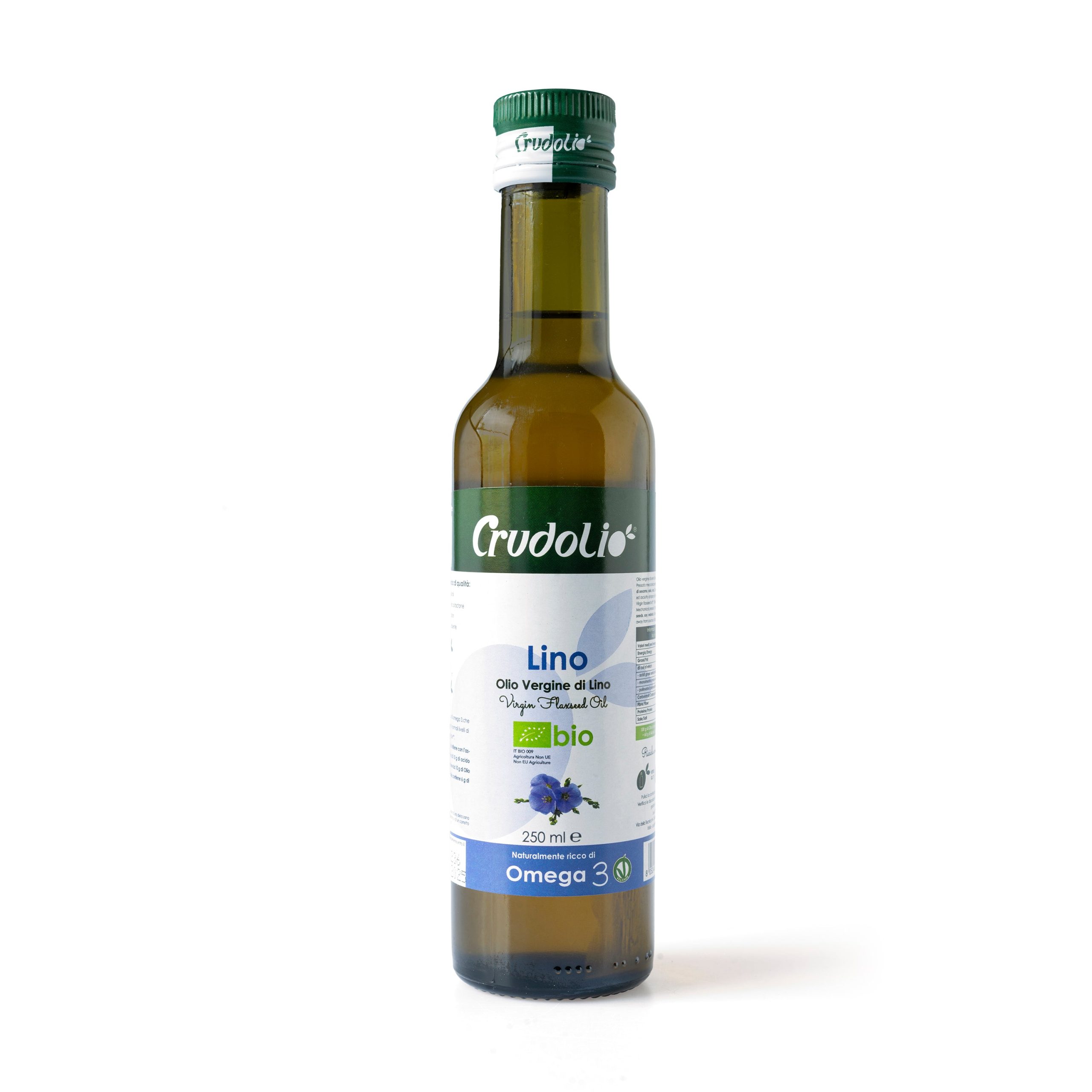 Olej lněný 250 ml BIO   CRUDOLIO Crudolio