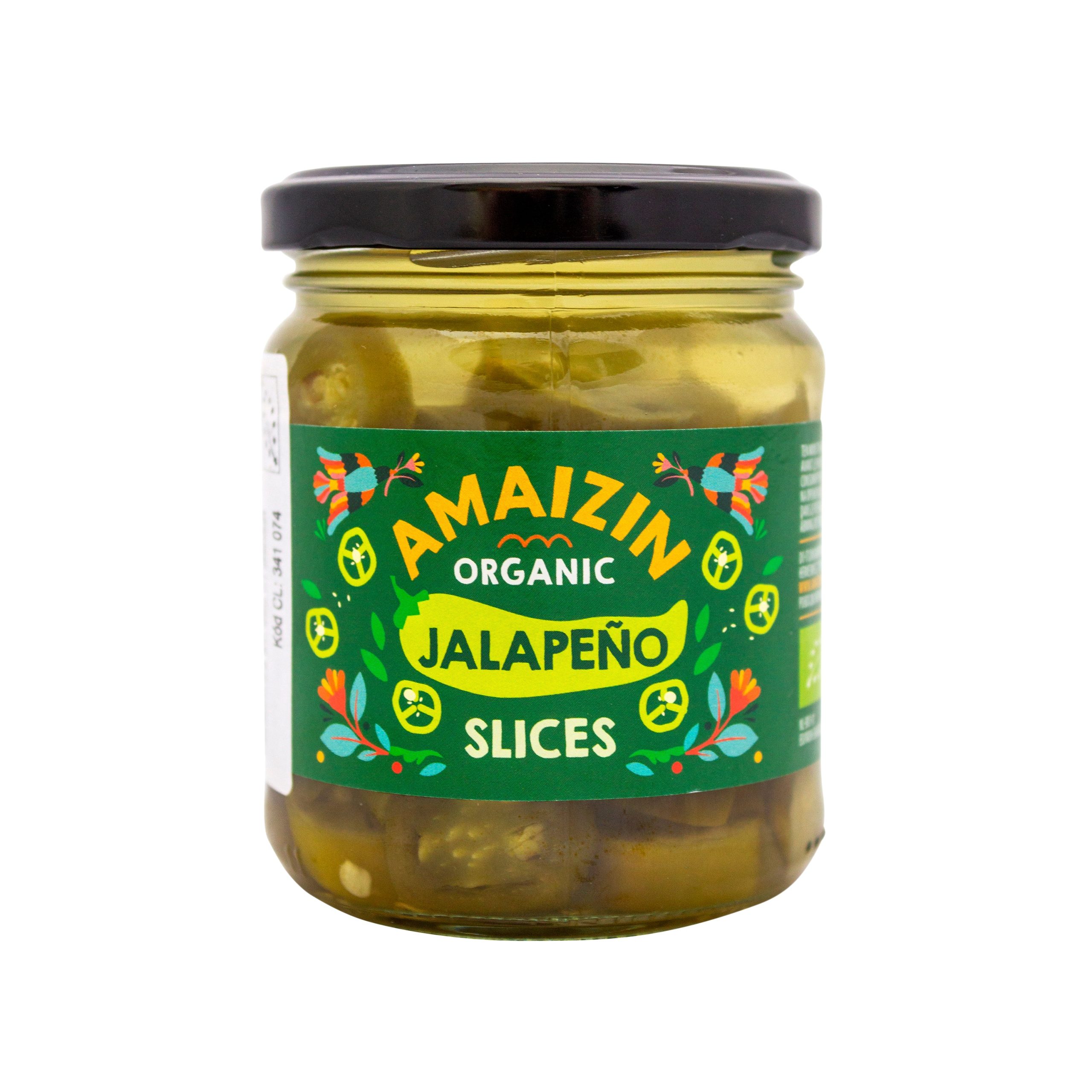 Papričky Jalapenos sterilované 170 g BIO   AMAIZIN Amaizin
