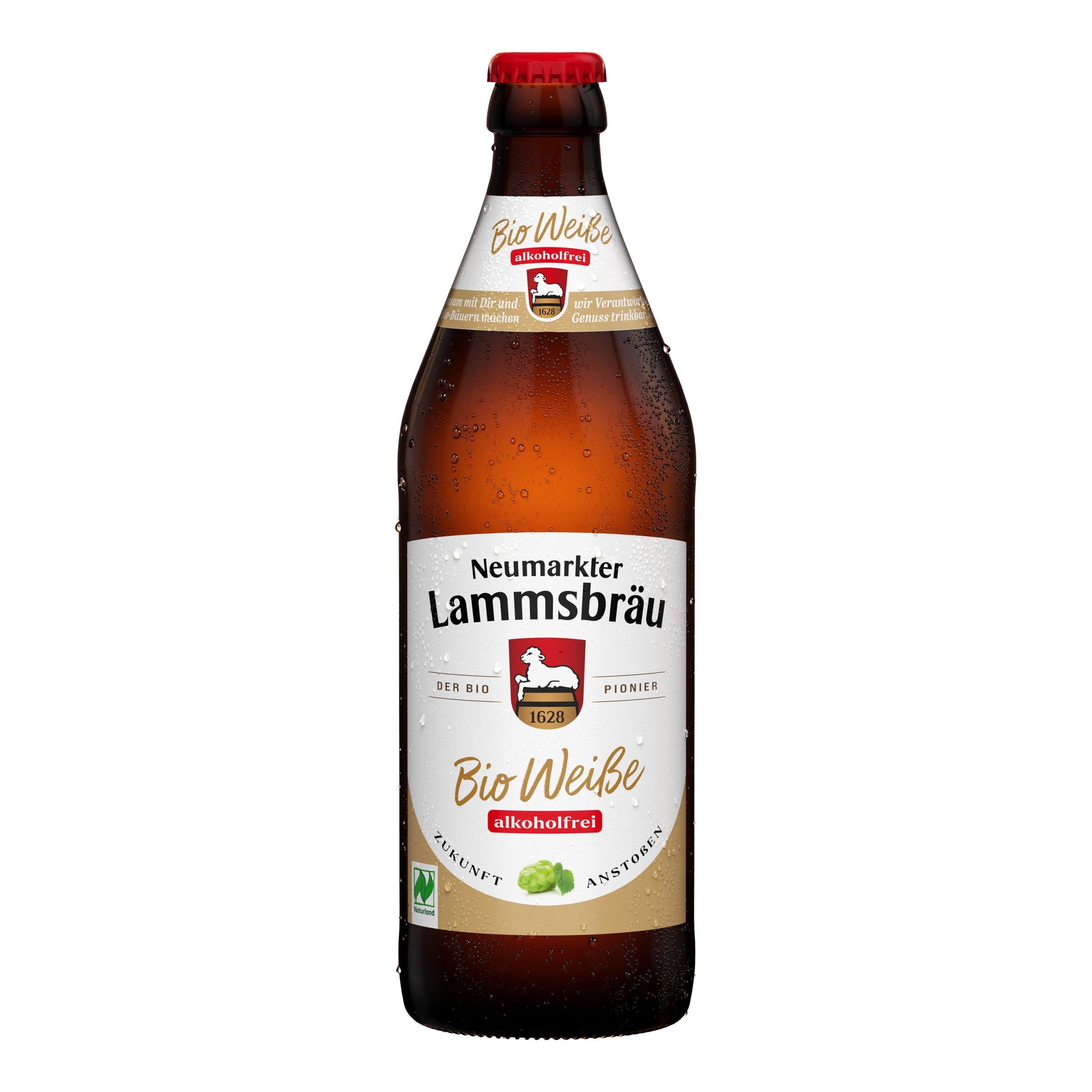 Pivo Weisse nealkoholické 500 ml BIO   LAMMSBRÄU Lammsbräu