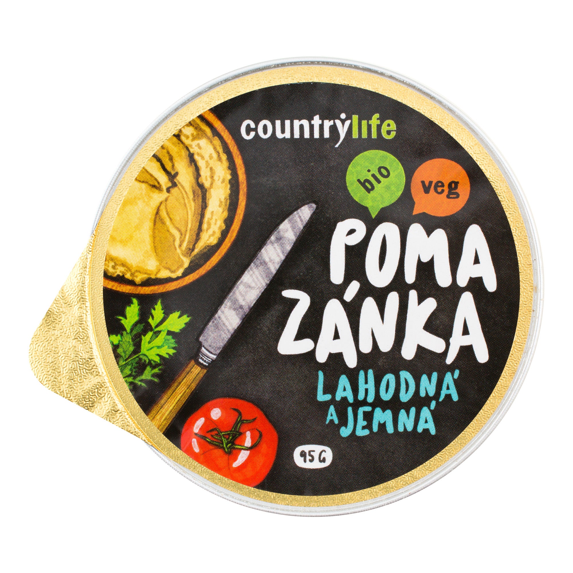 Pomazánka jemná a lahodná 95 g BIO   COUNTRY LIFE Country Life