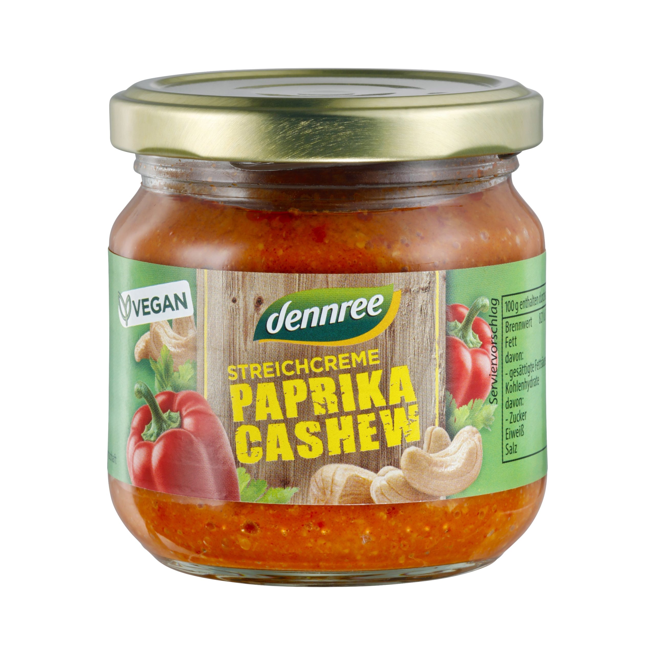 Pomazánka paprika a kešu 180 g BIO   DENNREE Dennree