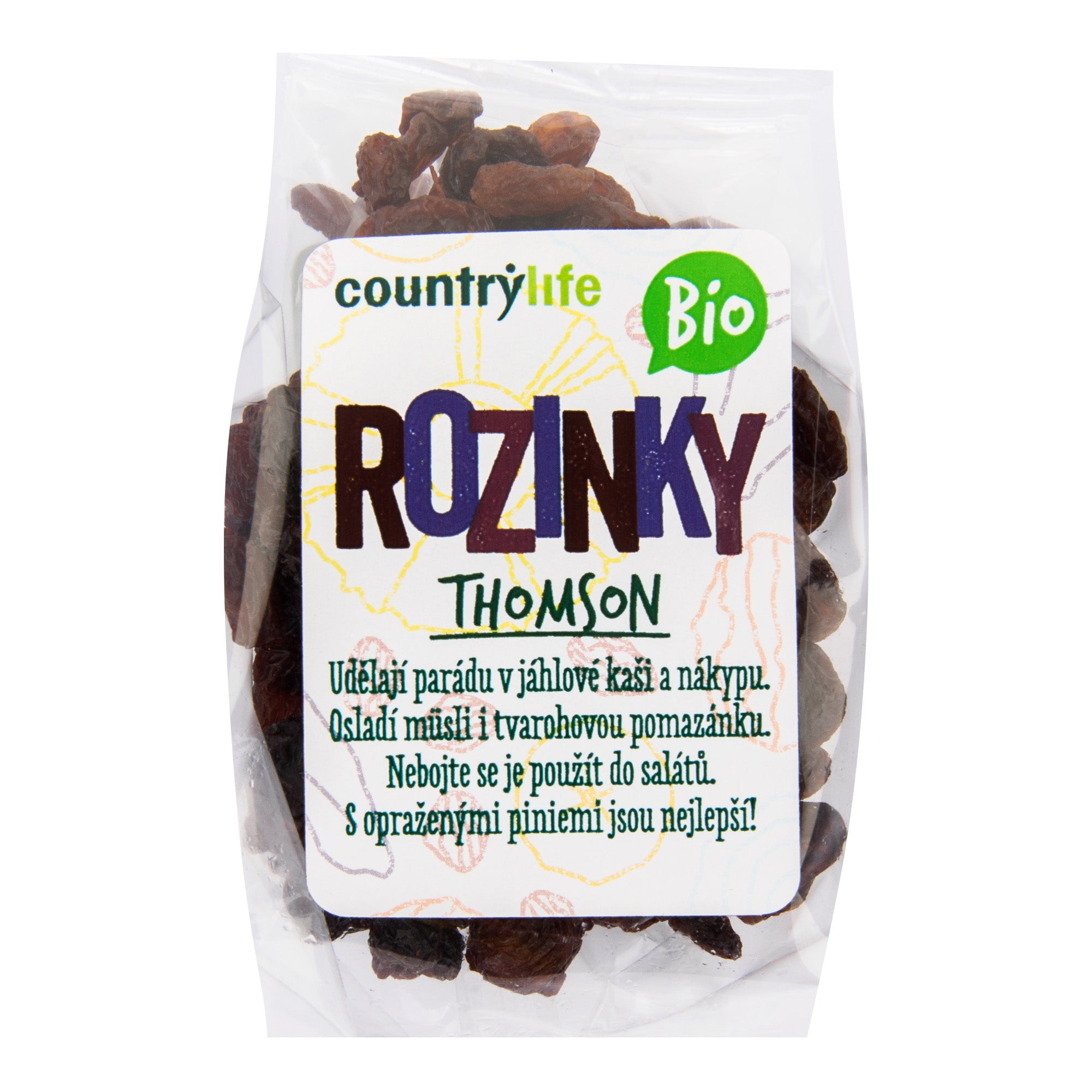 Rozinky Thompson 200 g BIO   COUNTRY LIFE Country Life