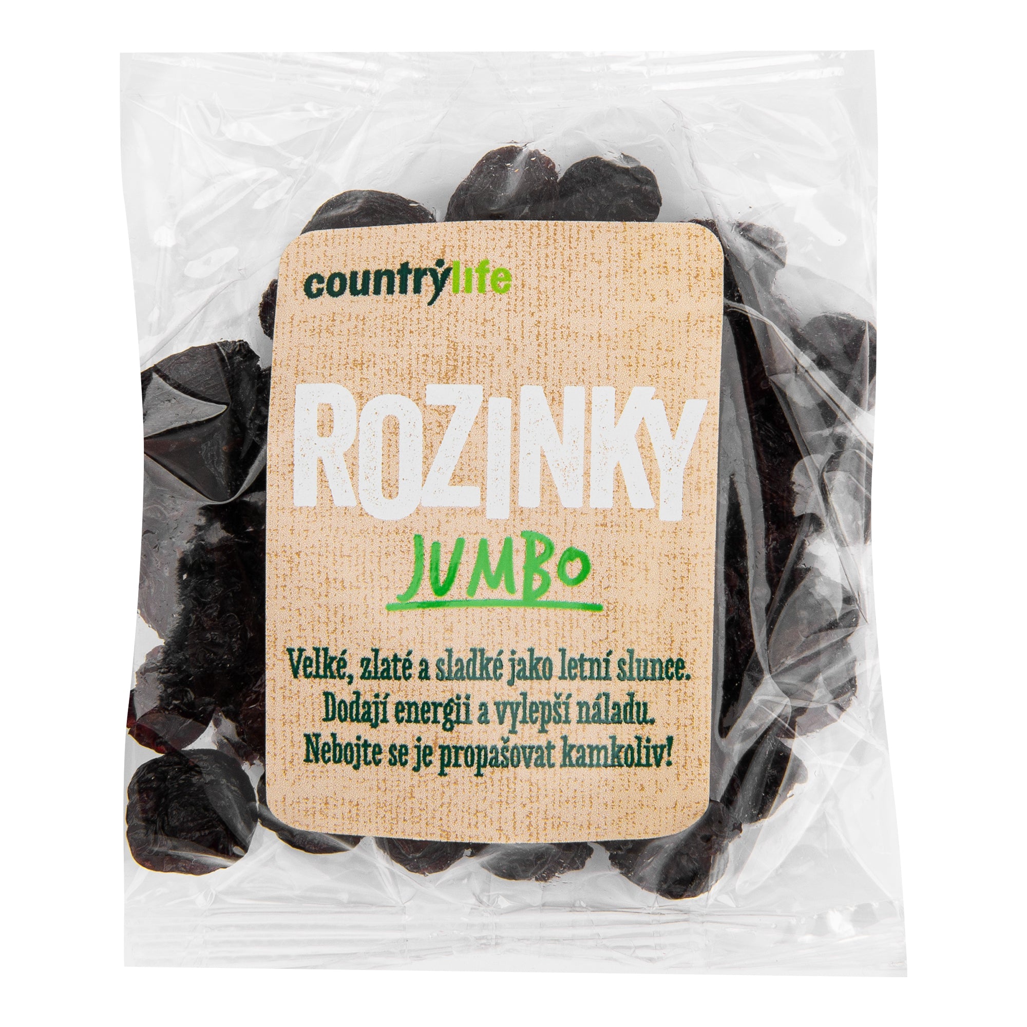 Rozinky jumbo 100 g   COUNTRY LIFE Country Life