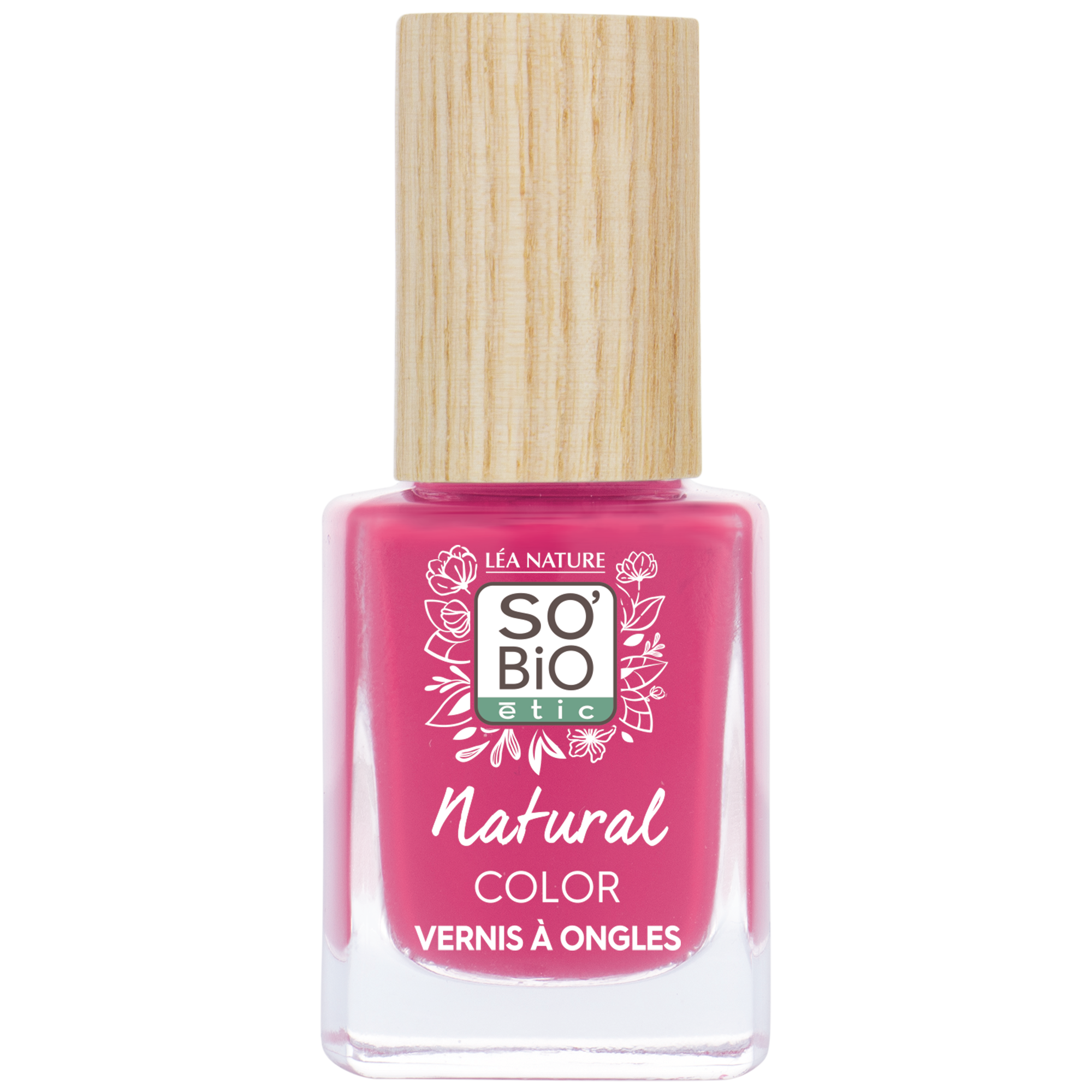 SO’BiO étic Lak na nehty - 40 bohémská růžová (11 ml) - se zářivou a intenzivní barvou SO’BiO