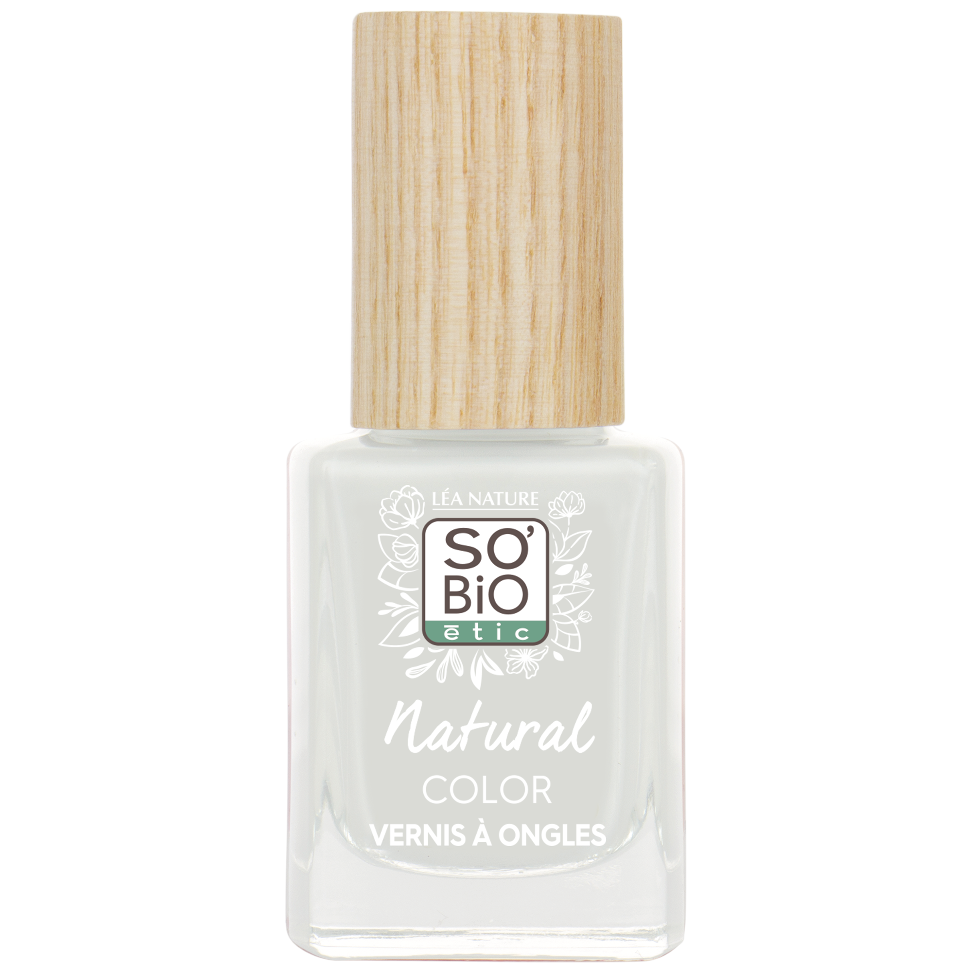 SO’BiO étic Lak na nehty - 80 francouzská bílá (11 ml) - se zářivou a intenzivní barvou SO’BiO