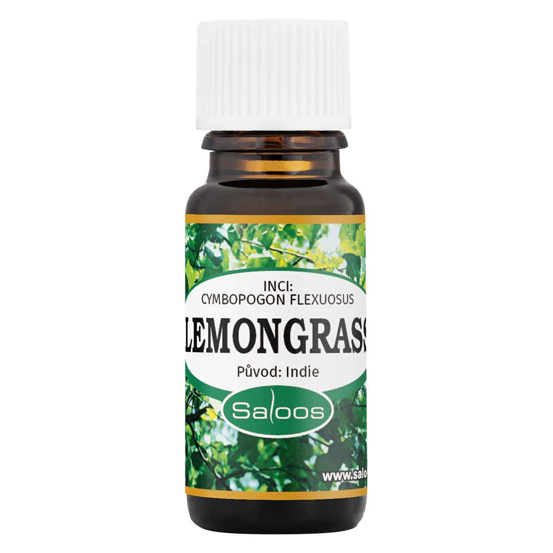 Saloos Esenciální olej Lemongrass (10 ml) - neutralizuje nepříjemné pachy Saloos