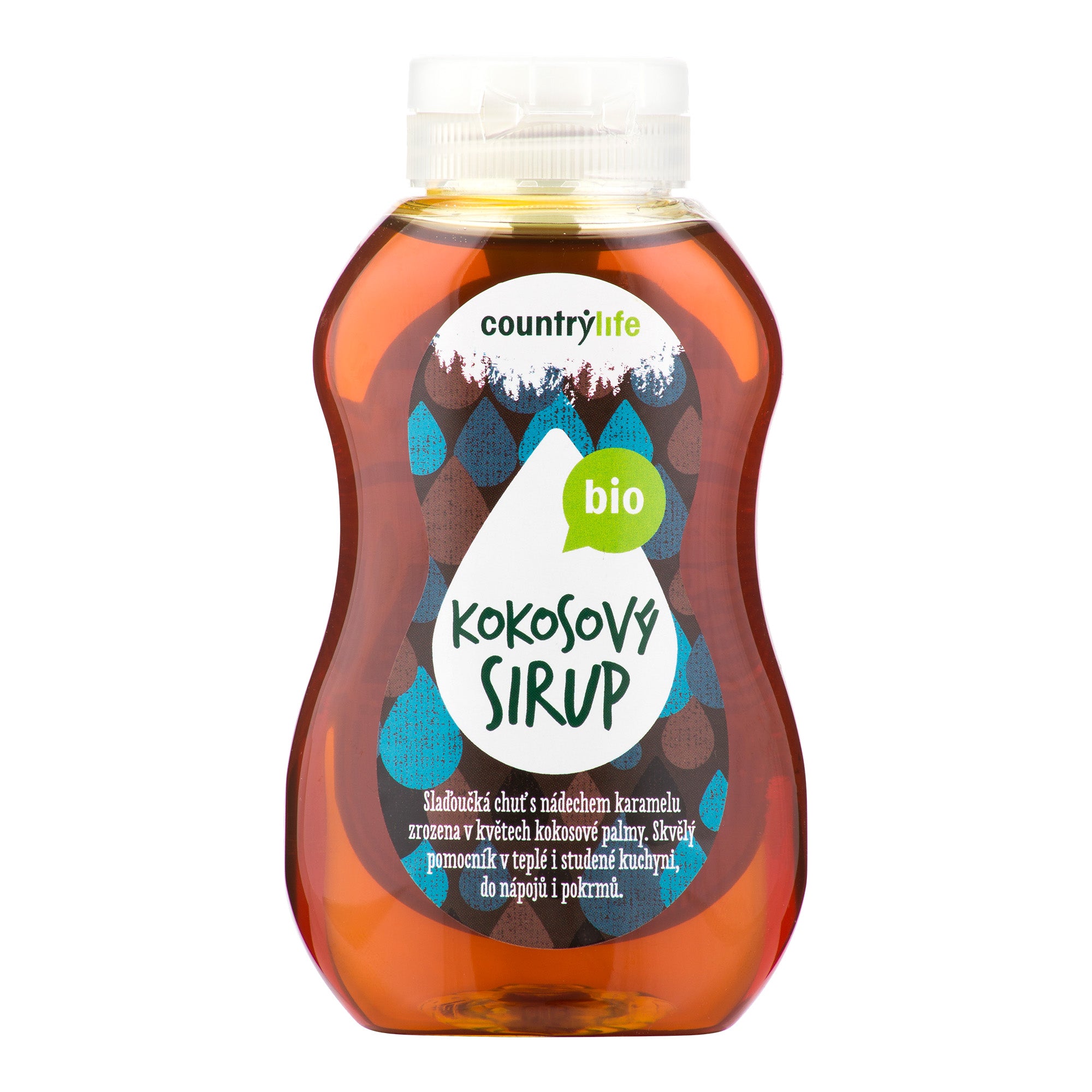 Sirup kokosový 250 ml/345 g BIO   COUNTRY LIFE Country Life