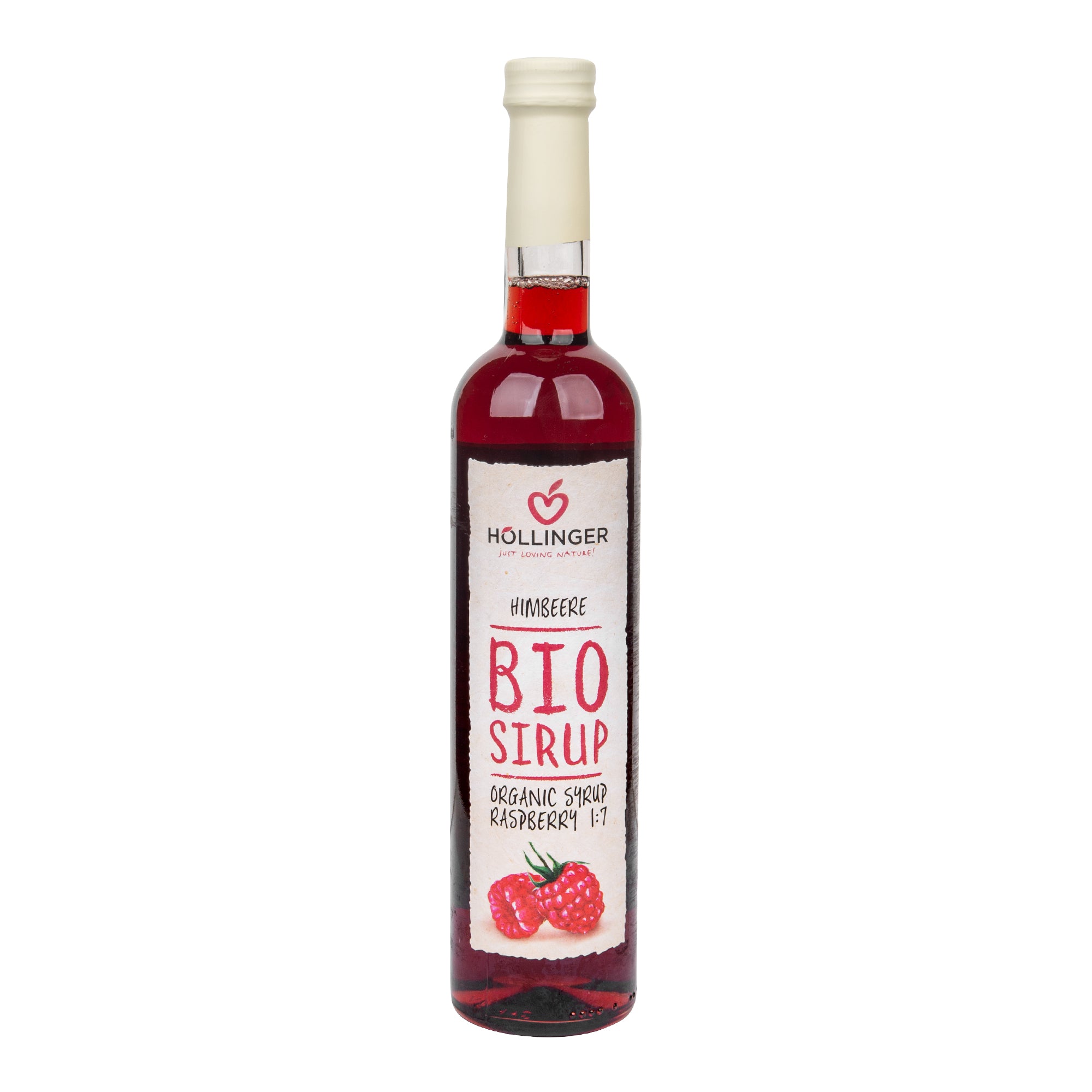 Sirup malinový 500 ml BIO   HOLLINGER Hollinger