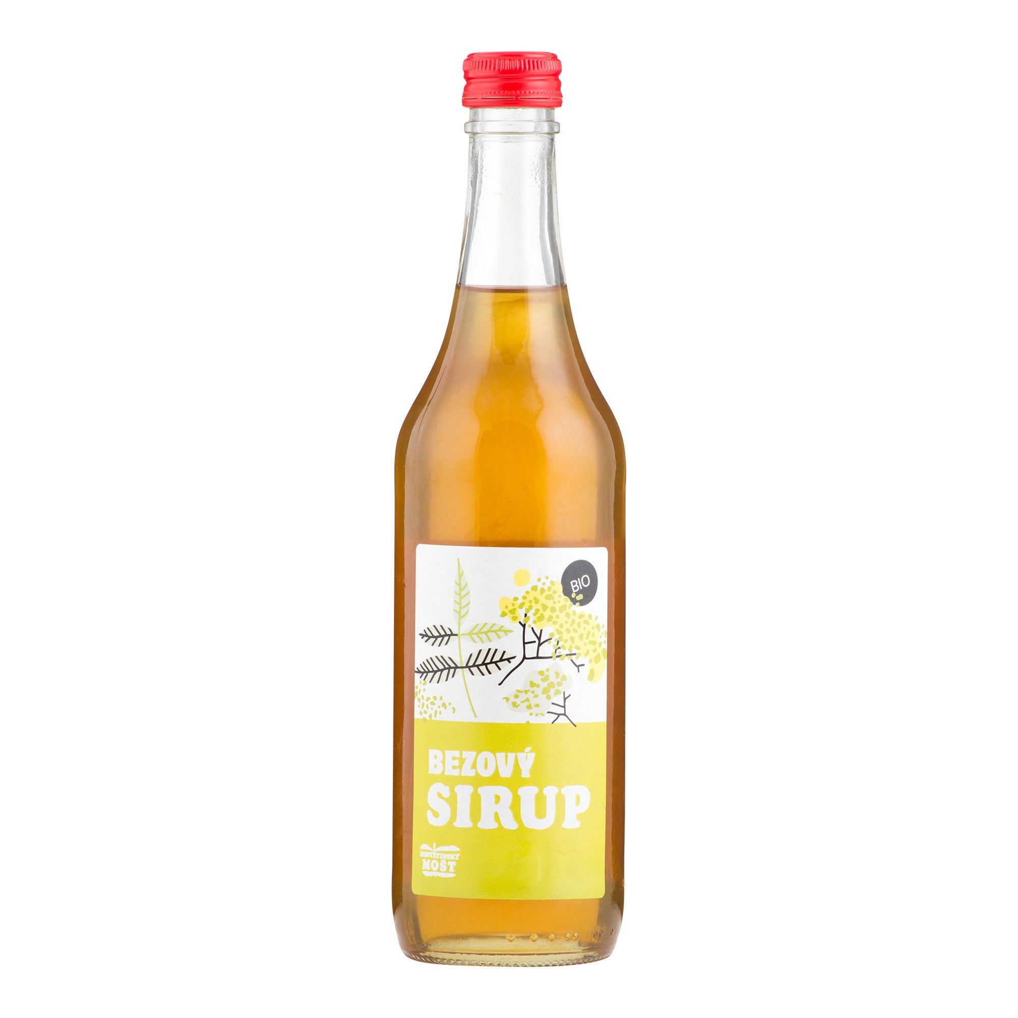 Sirup z květů černého bezu 500 ml BIO   MOŠTÁRNA HOSTĚTÍN Moštárna Hostětín