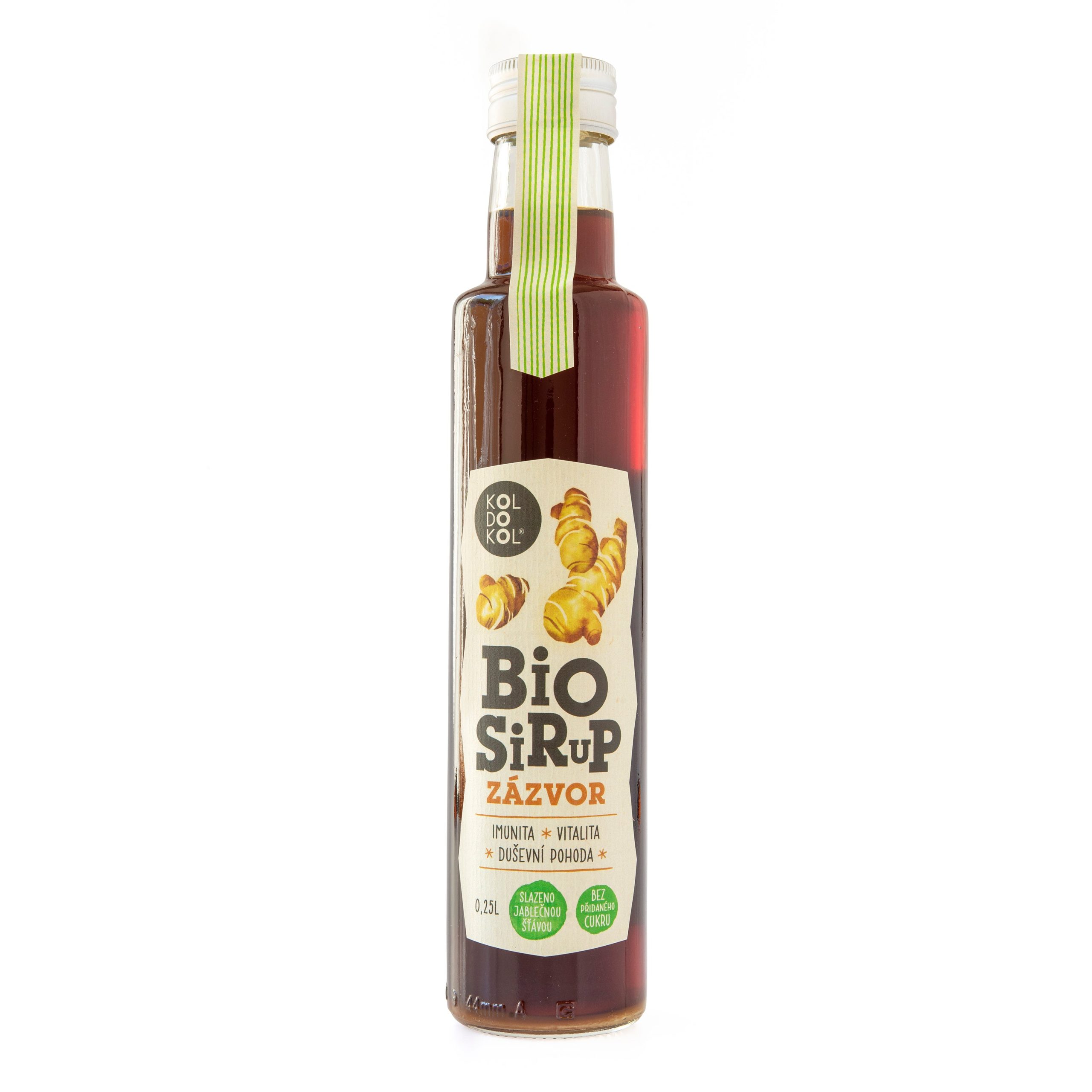 Sirup zázvor bez přidaného cukru 250 ml BIO   KOLDOKOL Koldokol