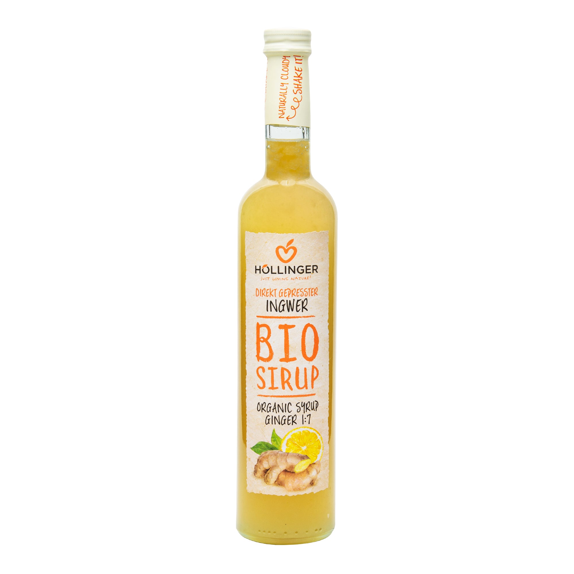 Sirup zázvorový 500 ml BIO   HOLLINGER Hollinger