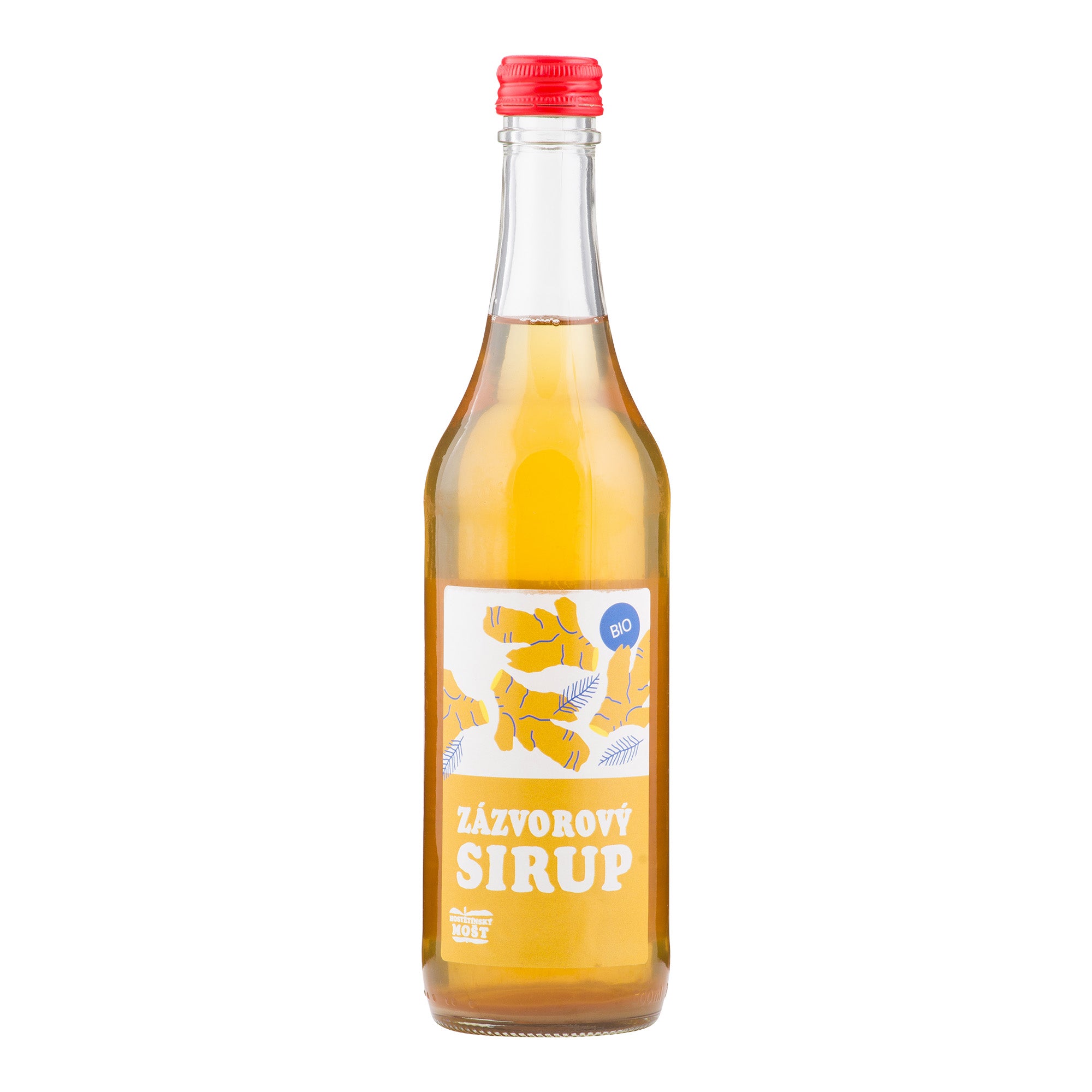 Sirup zázvorový 500 ml BIO   MOŠTÁRNA HOSTĚTÍN Moštárna Hostětín