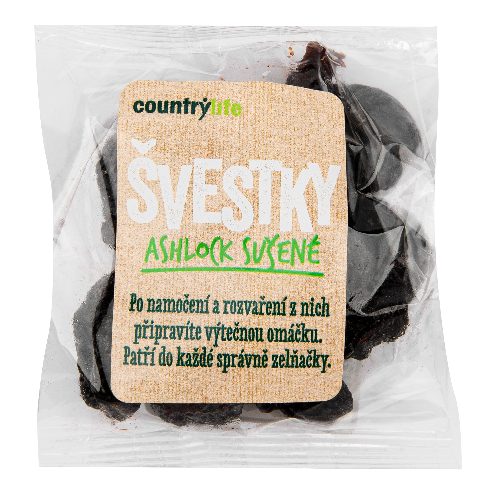 Švestky sušené bez pecek Ashlock 100 g   COUNTRY LIFE Country Life